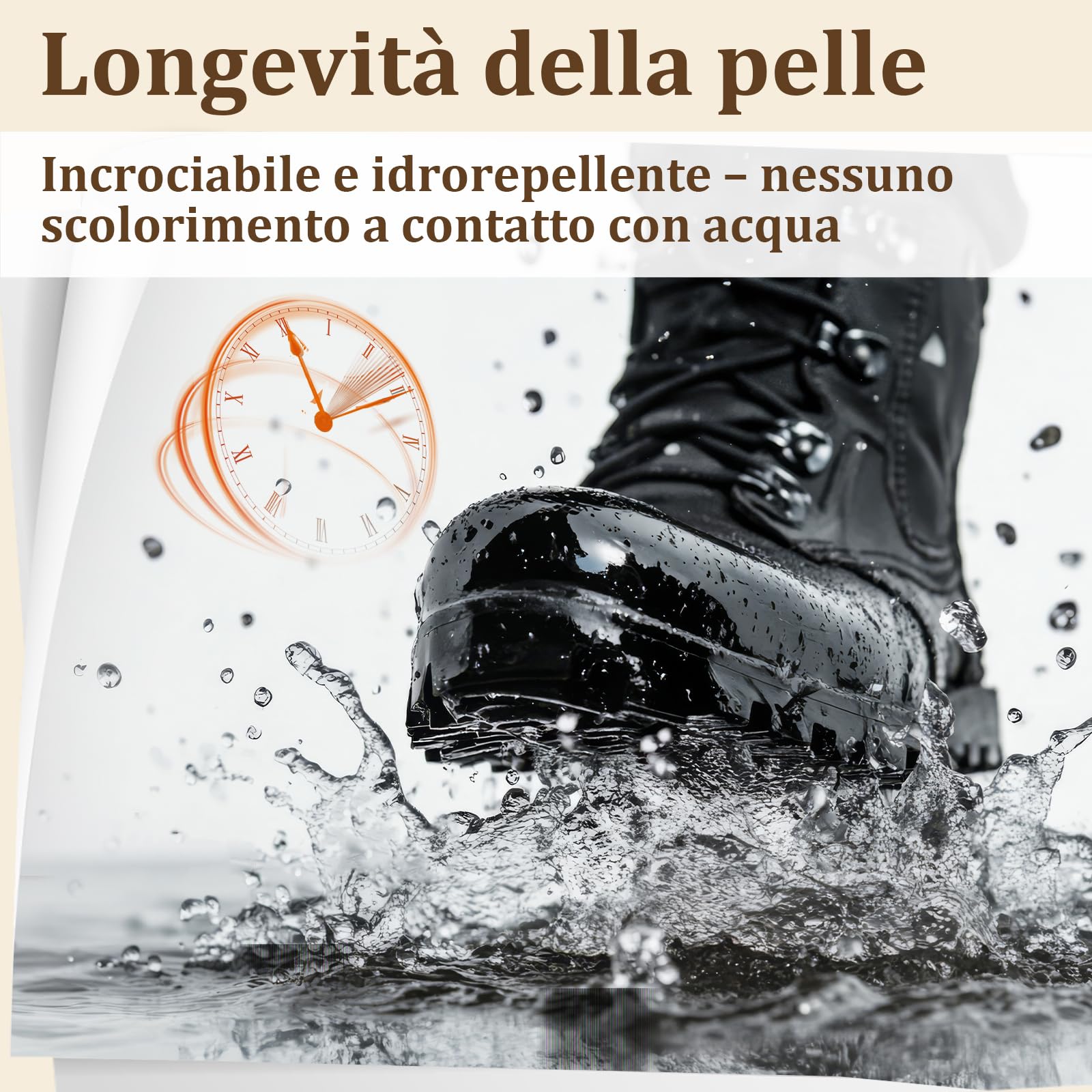 250 ML Balsamo Ricolorazione Pelle, Kit Riparazione Nero Mobili, Sgrassatore Graffi per Abitacolo Auto, Sedili, Divani, Scarpe, Borse, Giacche