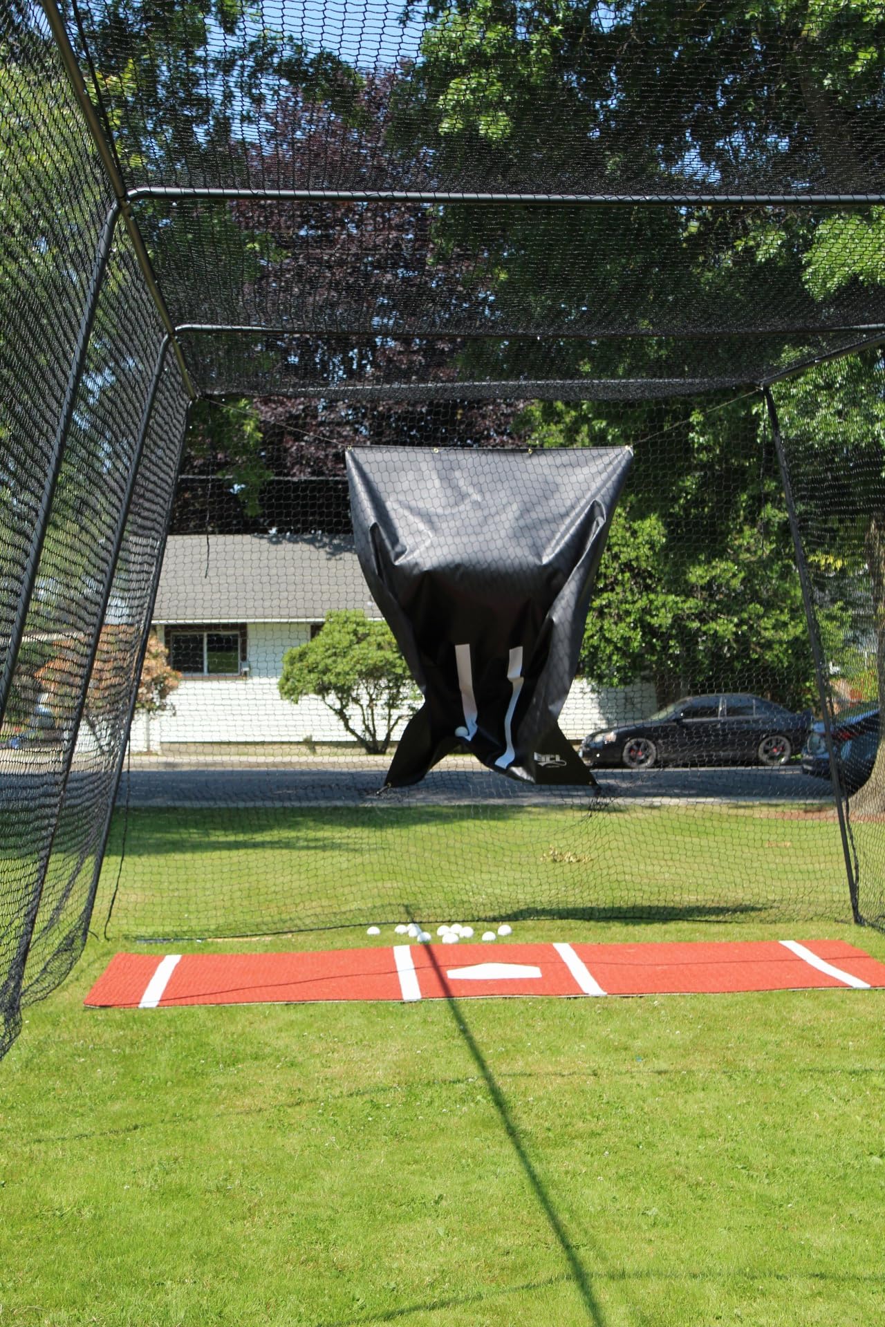 BATTING CAGES INC. BCI Batting Cage Net Backdrop, Baseball and Softball Netting for Hitting and Pitching, 10 x 10 ft