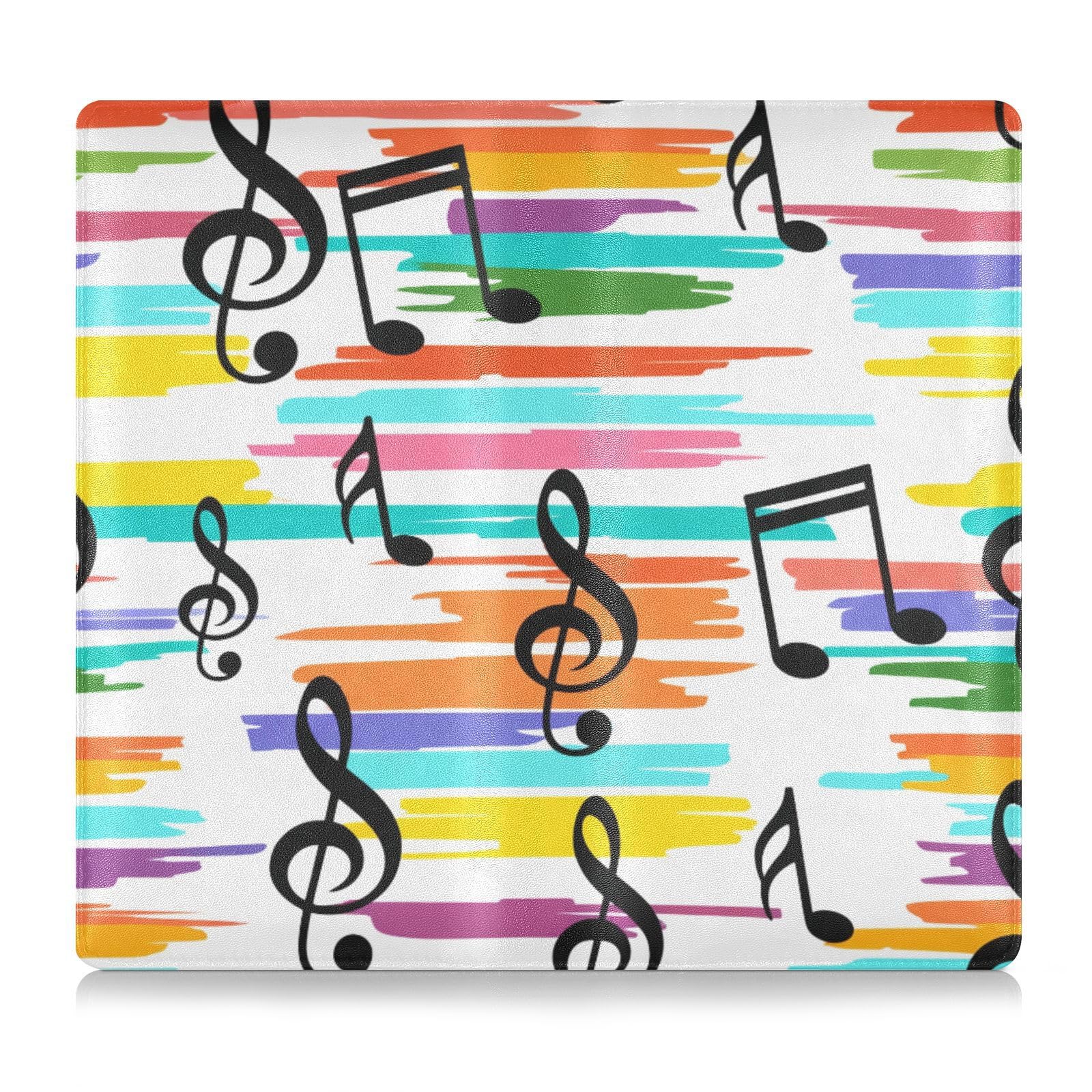 BURSTDDY Note Stripes Leather Car Registration and Insurance Holder,Registration and Insurance Card Holder Glove Box Car Organizer Car Document Holder for Cards, Driver License