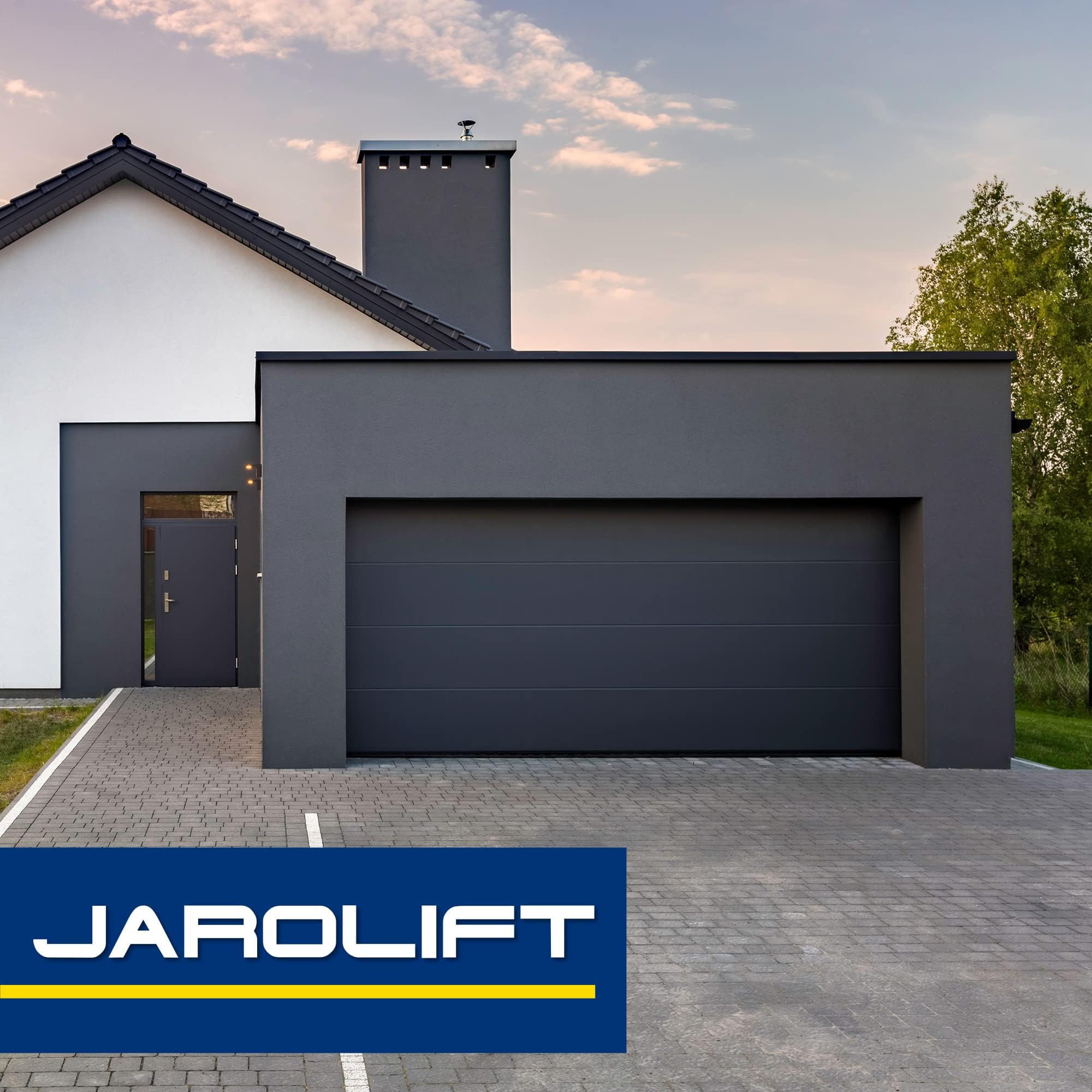jarolift Garagentorantrieb JL-600N Funk-Antrieb Zugkraft 600 N inkl. 2 x 4-Kanal Funkhandsender JL-TX4-JL, für Tore bis 7,35 m², Soft-Start/Soft-Stopp