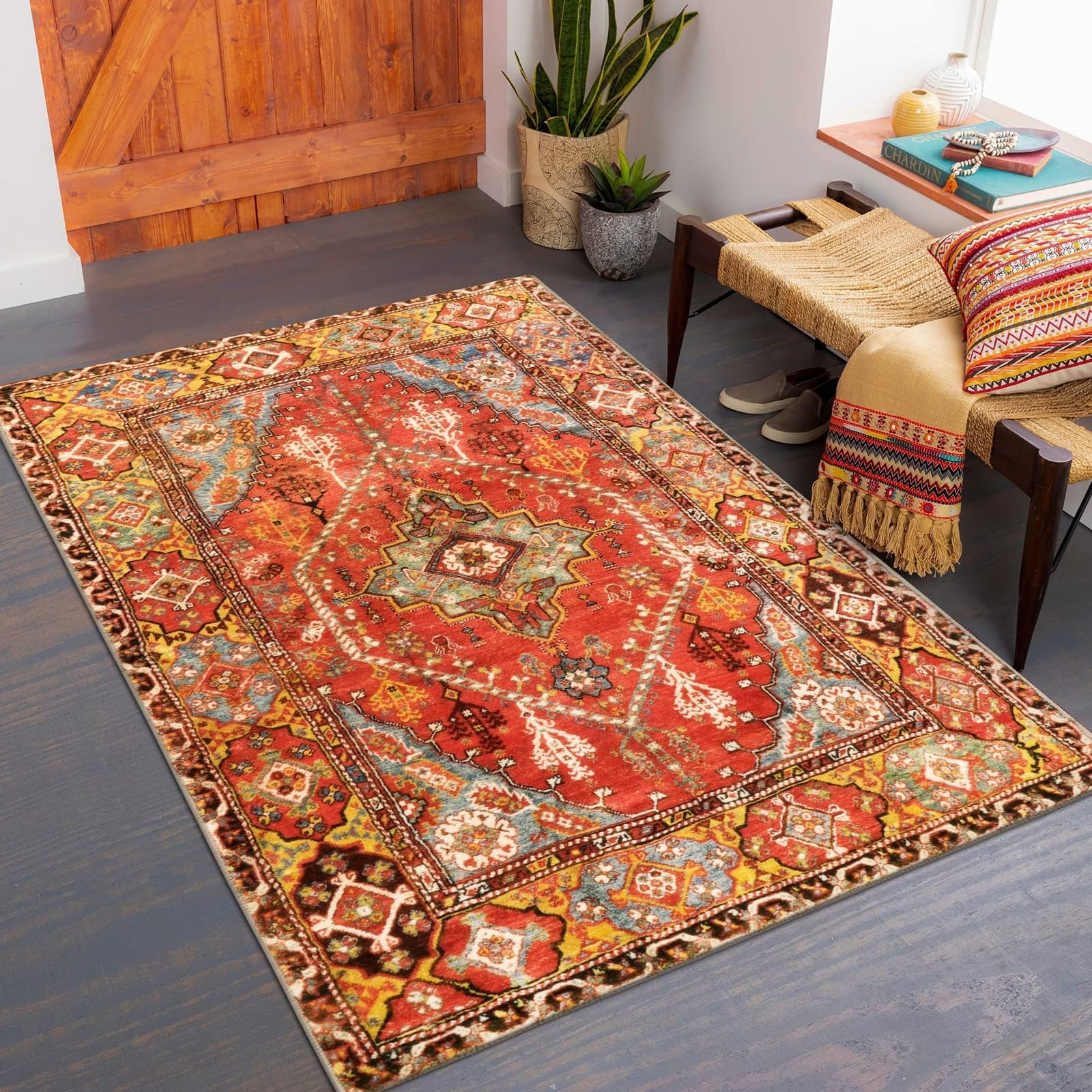 Oriental Floral Area Rug