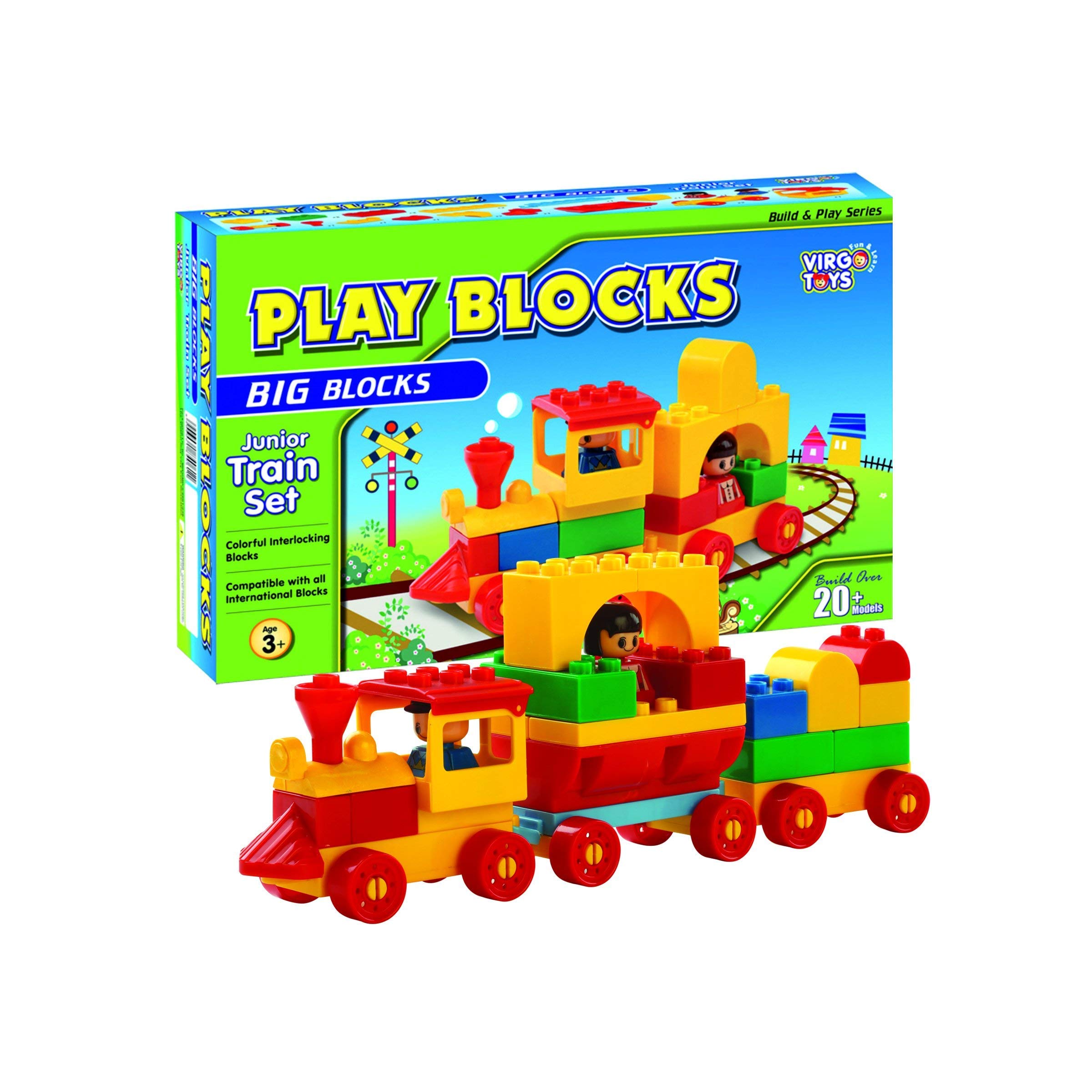 Smart Picks Play Block Junior Train Set (B08G1VP4JW) Amazon Price History, Amazon Price Tracker