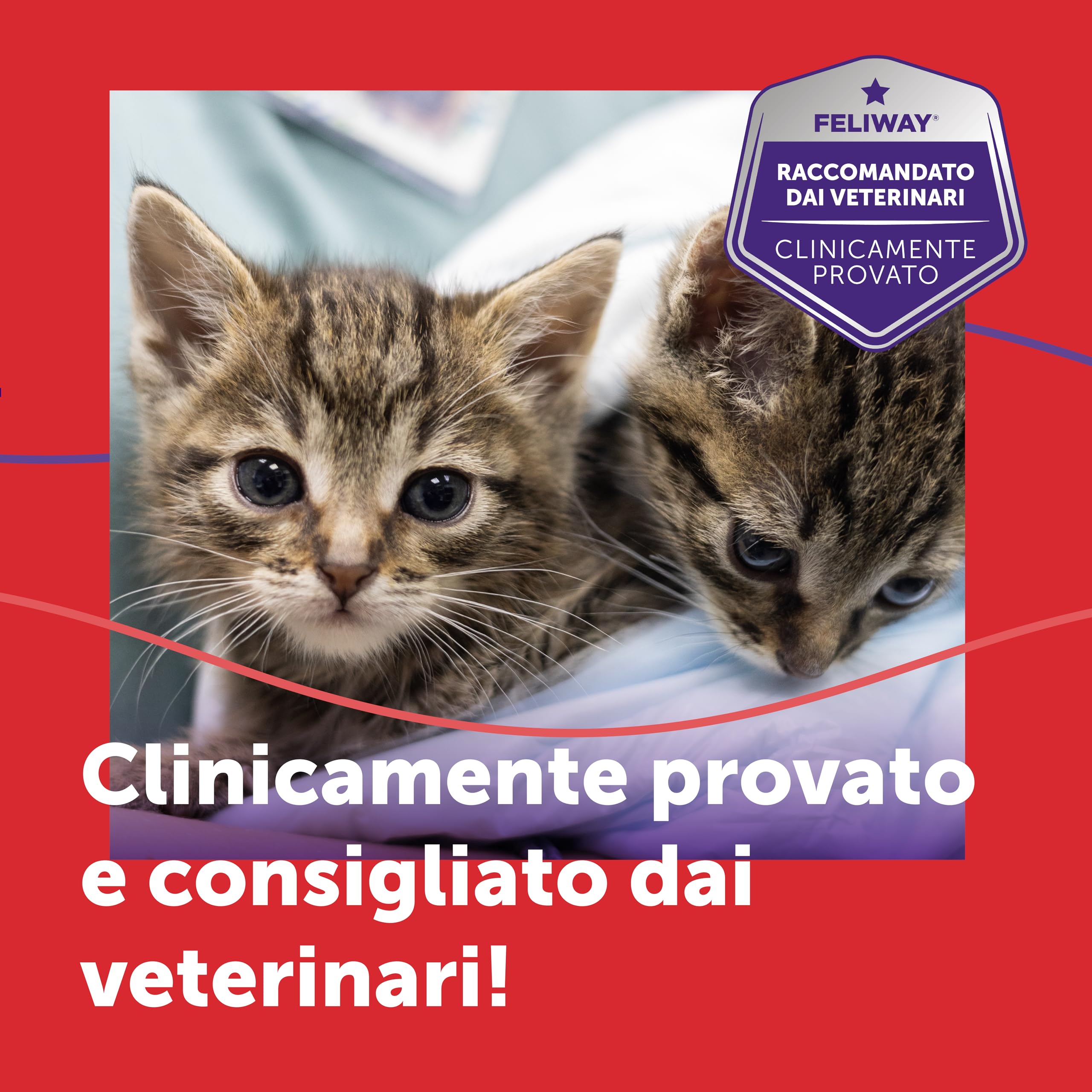 FELIWAY Friends 3x30 Giorni Ricariche Calmanti per Gatti per Diffusore di Feromoni, 48 ml – Aiuta a creare armonia e a ridurre i conflitti nelle case con più gatti. Raccomandato dai veterinari