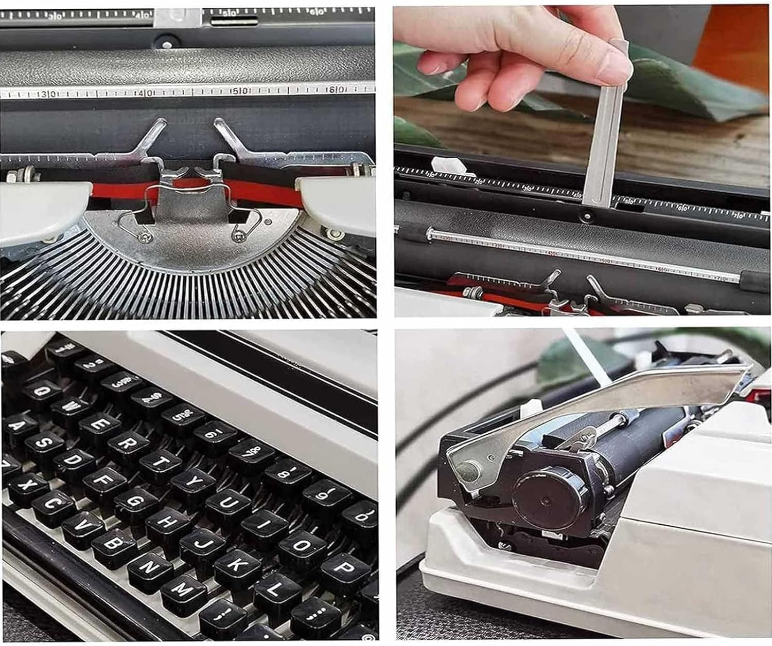 TYANZAA Manual Traditional Typewriter, Retro Style Manual Typewriter, Classic Word Processor, Perfect for Writing Novels Anywhere