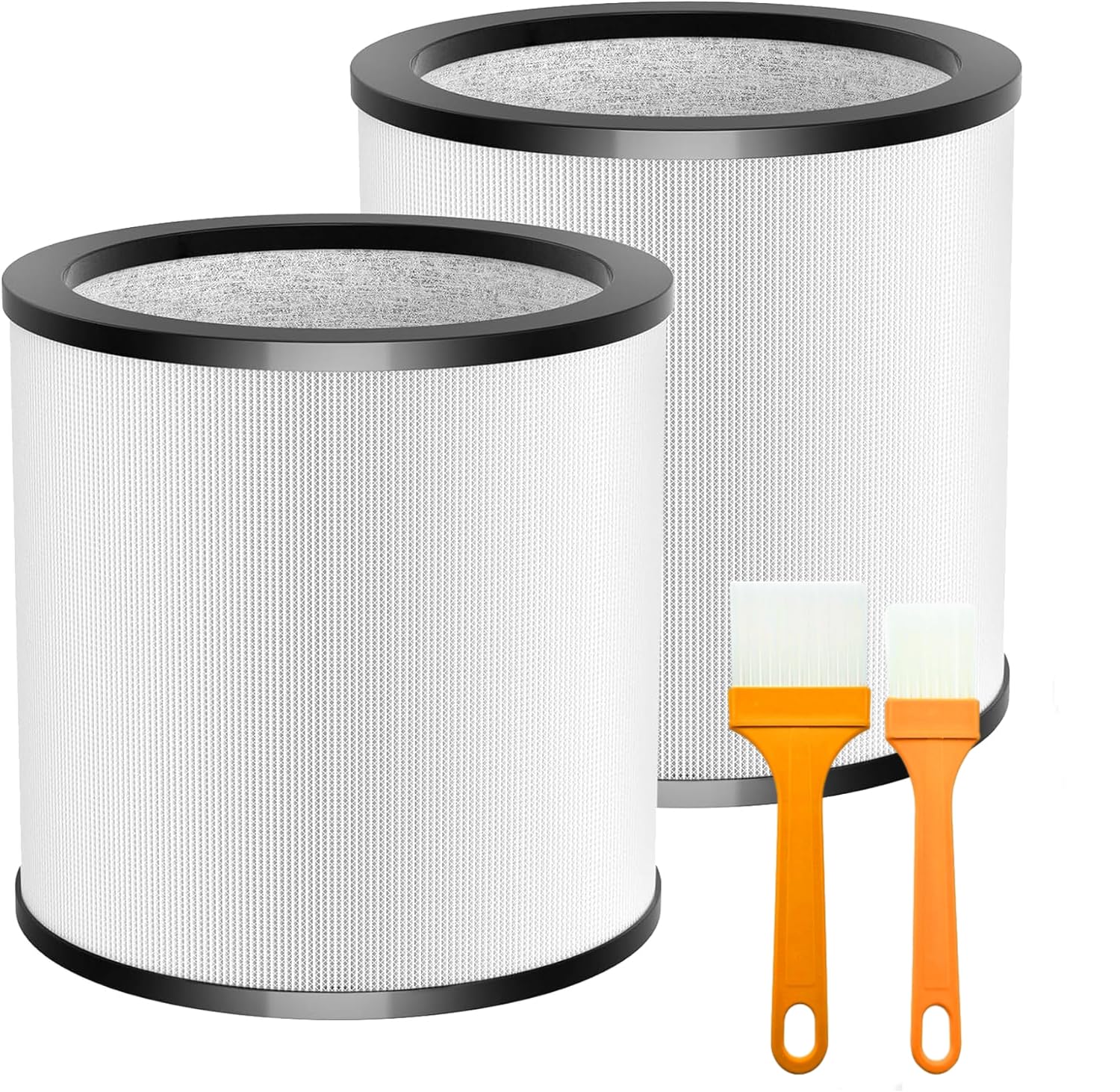 Air purifie Filter Replacement Compatible with Dyson Pure Cool Link TP01 TP02 TP03 AM11, For Dyson BP01 Tower Purifier,3-in-1 H13 True HEPA Fan Filter Works for 99.97% of Particles (Black (Pack of 2))