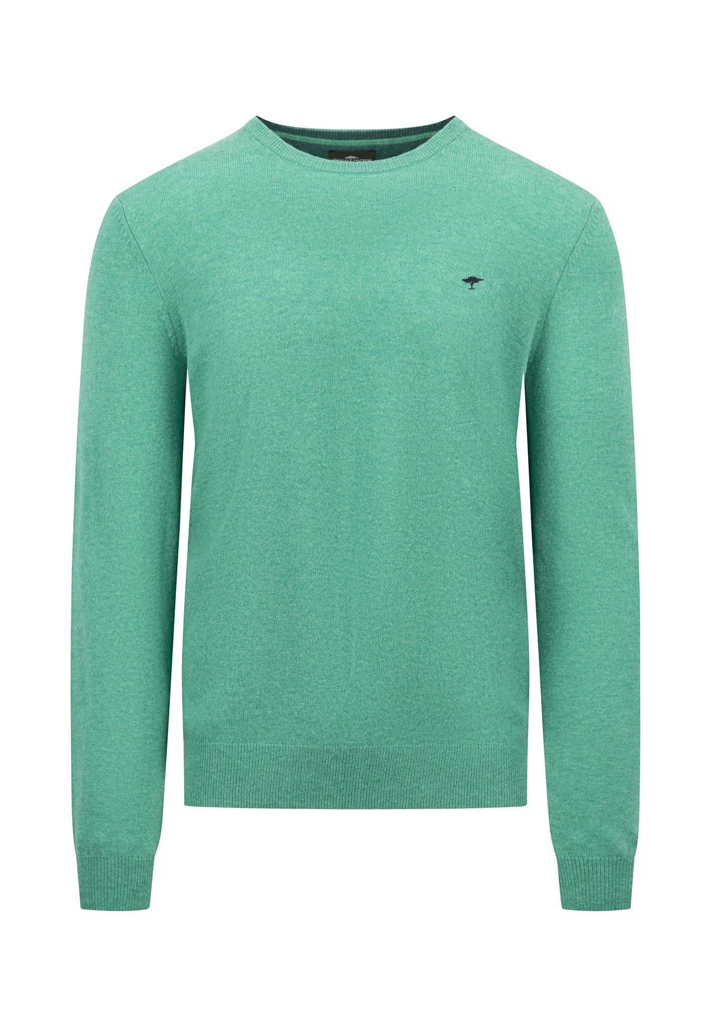 FYNCH-HATTON Pullover aus Merino-Kaschmir mit Rundhalsausschnitt