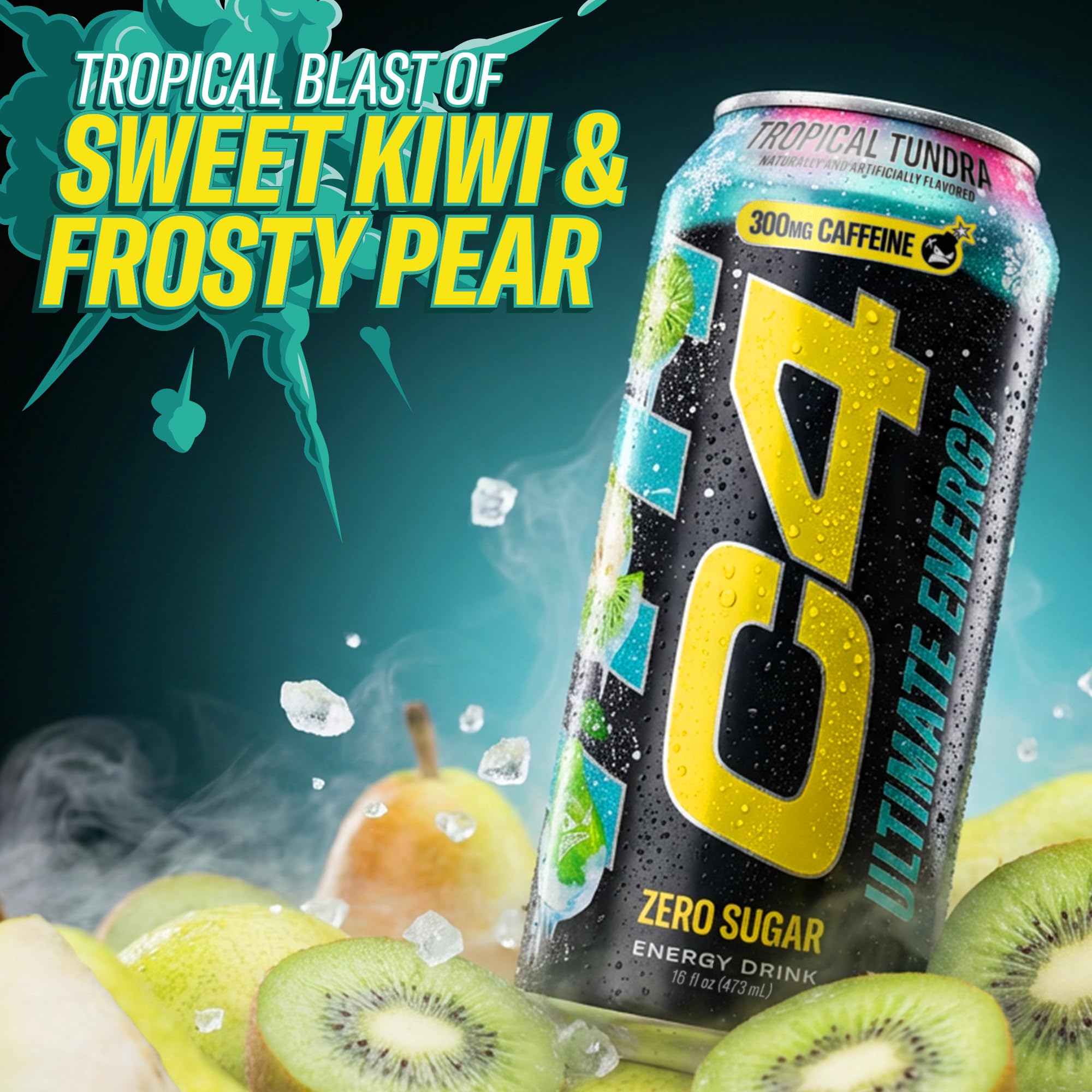 Amazon.com: C4 Ultimate Energy Drink, 300mg Caffeine, Zero Sugar