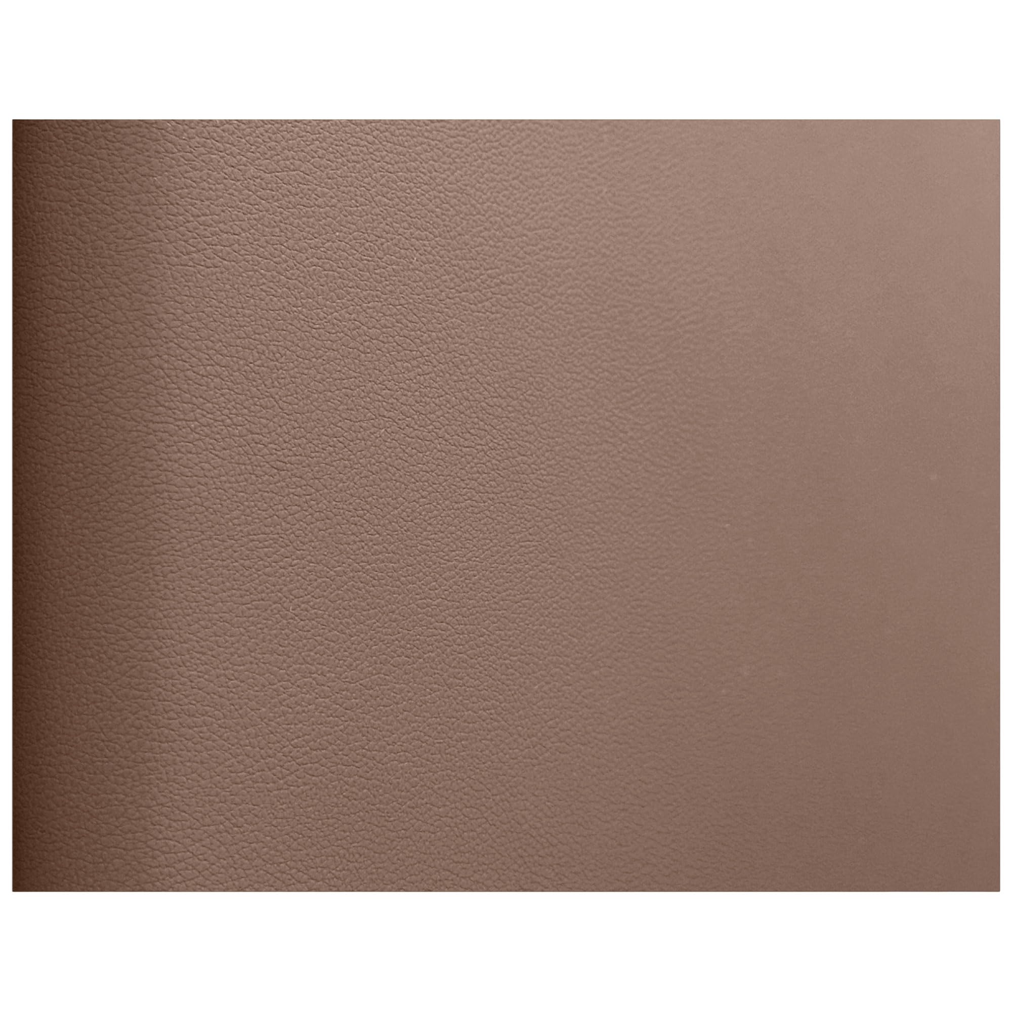 DHOME Tête de Lit Capitonnée Lisse Arrondie en Similicuir pour Mur Acoustique Absorbante Tête de Lit Chambre Lit Dormitorie (Argile, 90cm)