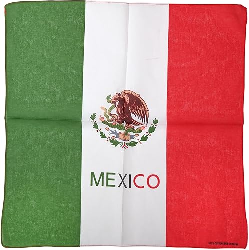 Miniatura 13 de Motique Accessories Bandanas grandes de algodón - Banderas de país