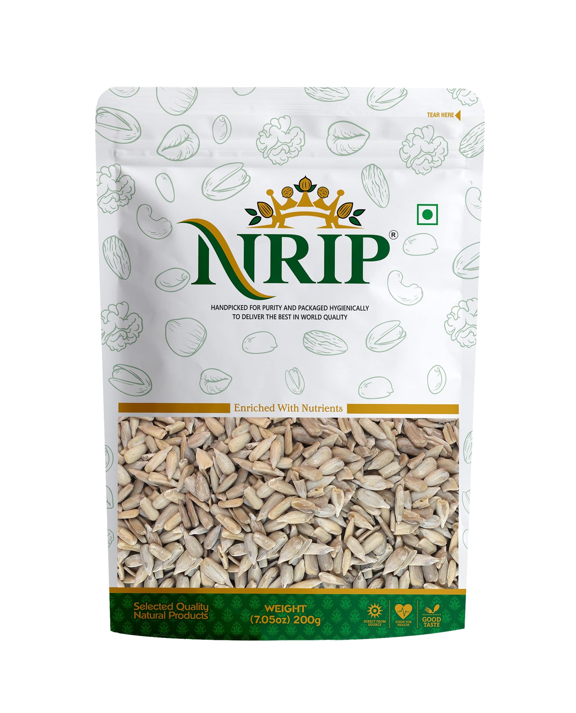 NRIP Sunflower Seeds Raw 200 Gm (B09WDYK1CK) Amazon Price History, Amazon Price Tracker