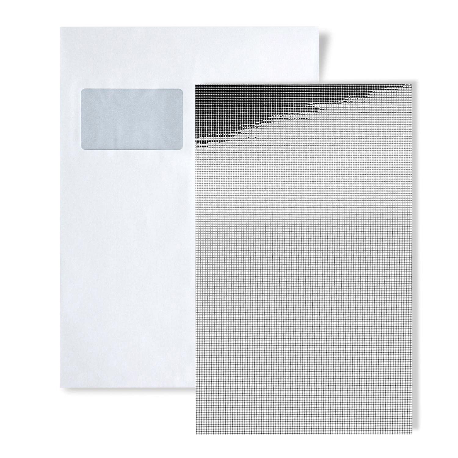 1 Sample Piece S-10650 WallFace Silver 3X3 M-Style Collection Sample of wallcovering in DIN A5 Size