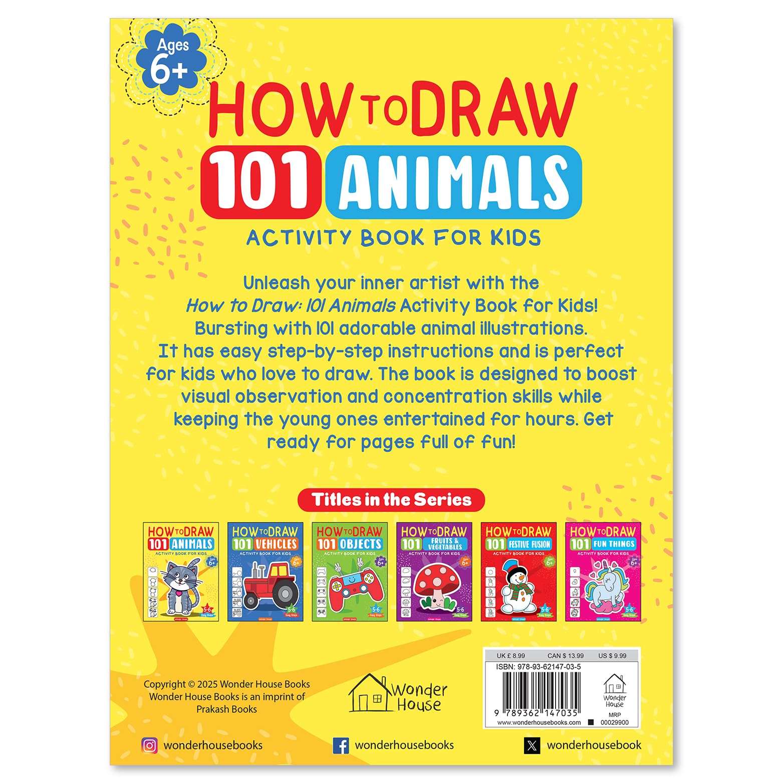 How to Draw: 101 Animals Activity Book for Kids | Step-by-Step Drawing Guide | Ages 5+ | 3+ Hours of Creative Fun - Image 2 thumbnail
