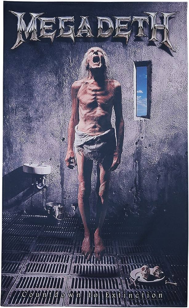 Amazon.com: Megadeth Countdown to Extinction Fabric Poster Flag