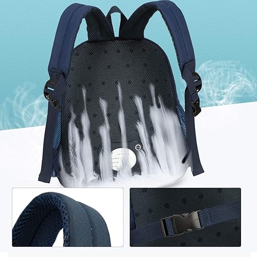 Miniatura 5 de willikiva mochila con animales en 3D para niños y niñas pequeñas, bonitos, animales de zoológico