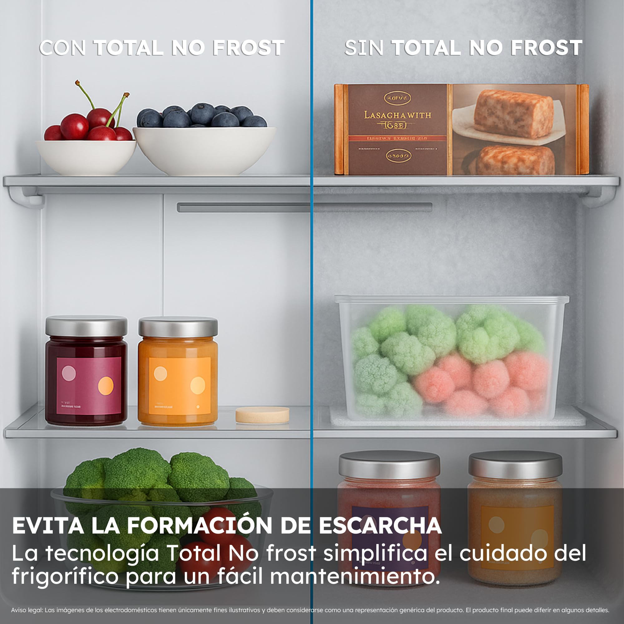 Haier 2D 60 Series 3 Pro HDPW3620CNPD - Frigorífico Combi, Funciones inteligentes, Conexión WIFI, Motor Inverter, Cajón My Zone Pro, Total No Frost, Ancho 60cm, 406L, Iluminación LED, Dark Inox