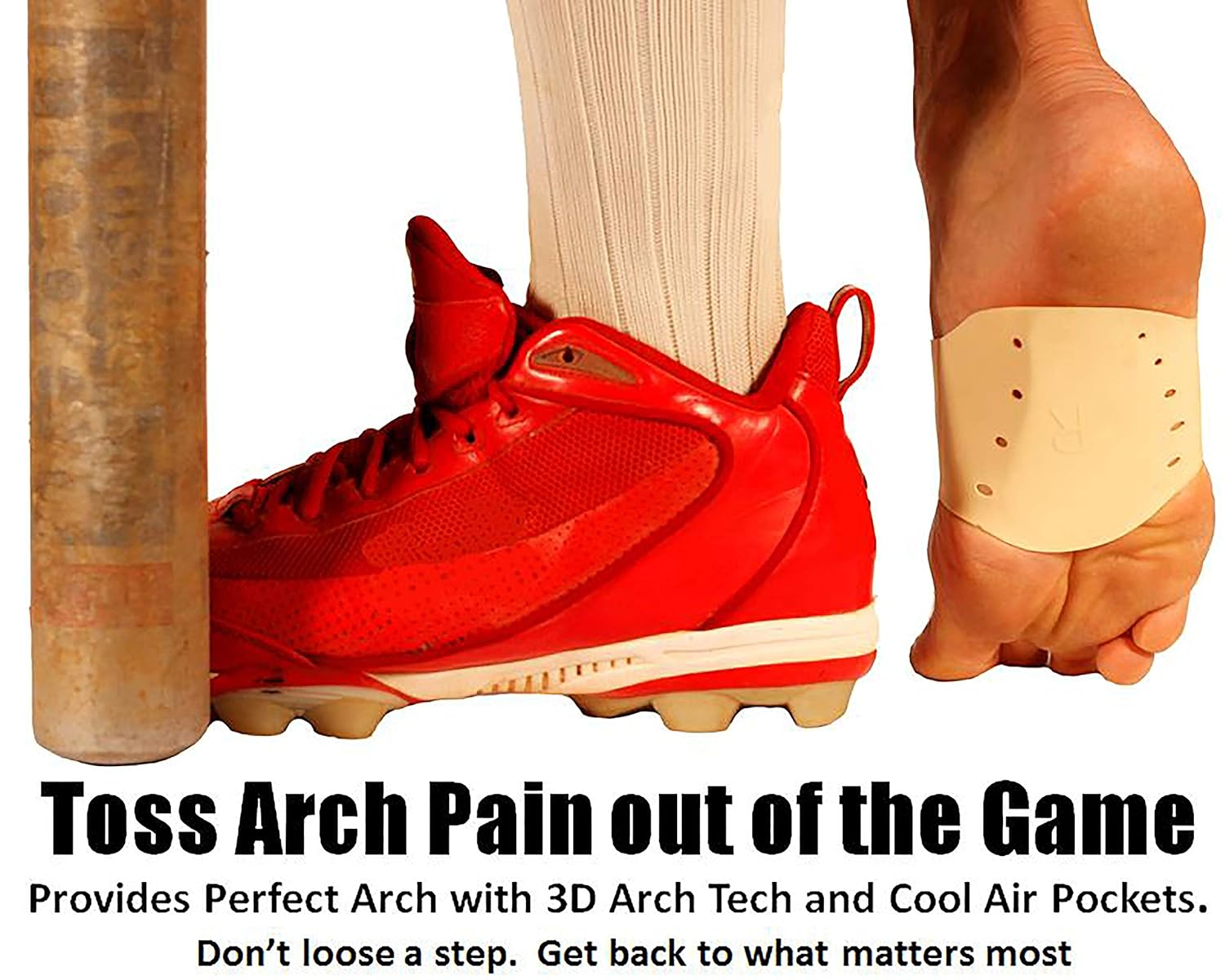 Foots Love Soft Gel Arch Support Insoles, Plantar Fasciitis Braces/Sleeves. 3-D Arch Tech Features Cool Air Pockets Comfortably Turn Off Foot Pain Points-Heel Spurs, Metatarsal, Flat Feet, High-Flat Arch Pain. Guaranteed : Health & Household