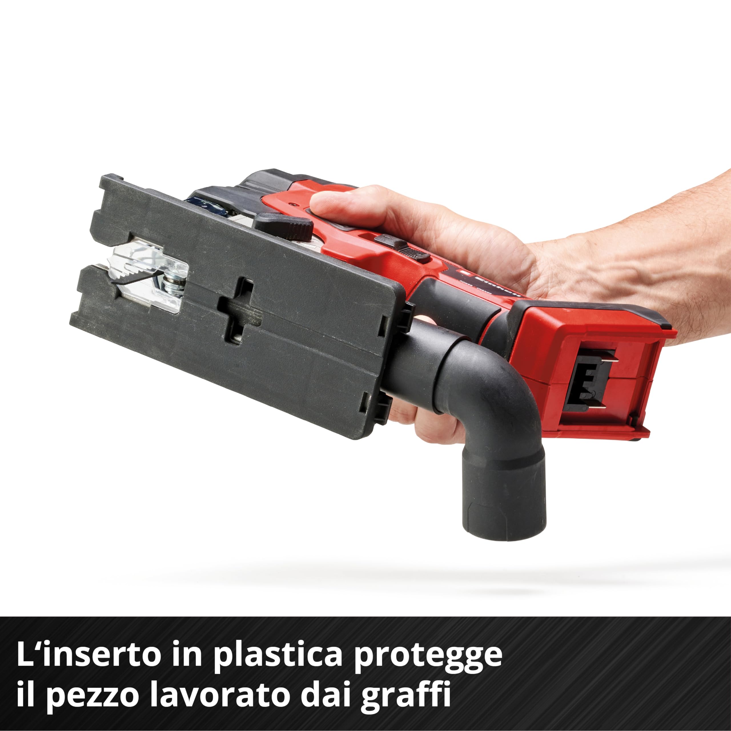 Einhell Professional seghetto alternativo a batteria TP-JST 18/135 Li BL Power X-Change (18 V, profondità taglio 135 mm su legno, altezza sollevamento 26 mm, Brushless, incl. 3 lame, batteria esclusa)
