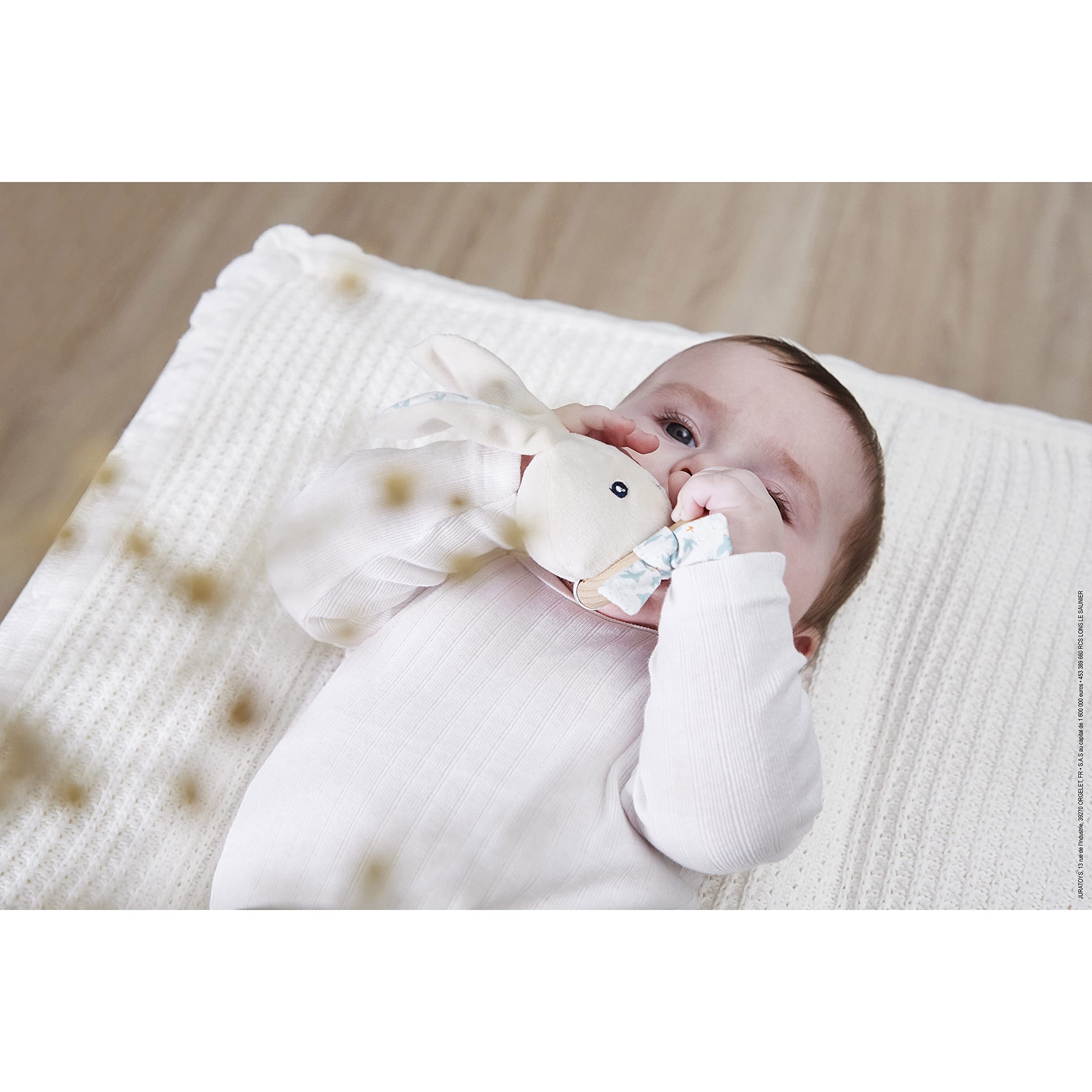 KALOO - K'Doux - Knuffeldier Konijn Duif - Hemelsblauw - Materiaal Lange - 20cm - Vanaf de geboorte, K969947 KALOO - K'Doux - Knuffeldier Konijn Duif - Hemelsblauw - Materiaal Lange - 20cm - Vanaf de geboorte, K969947