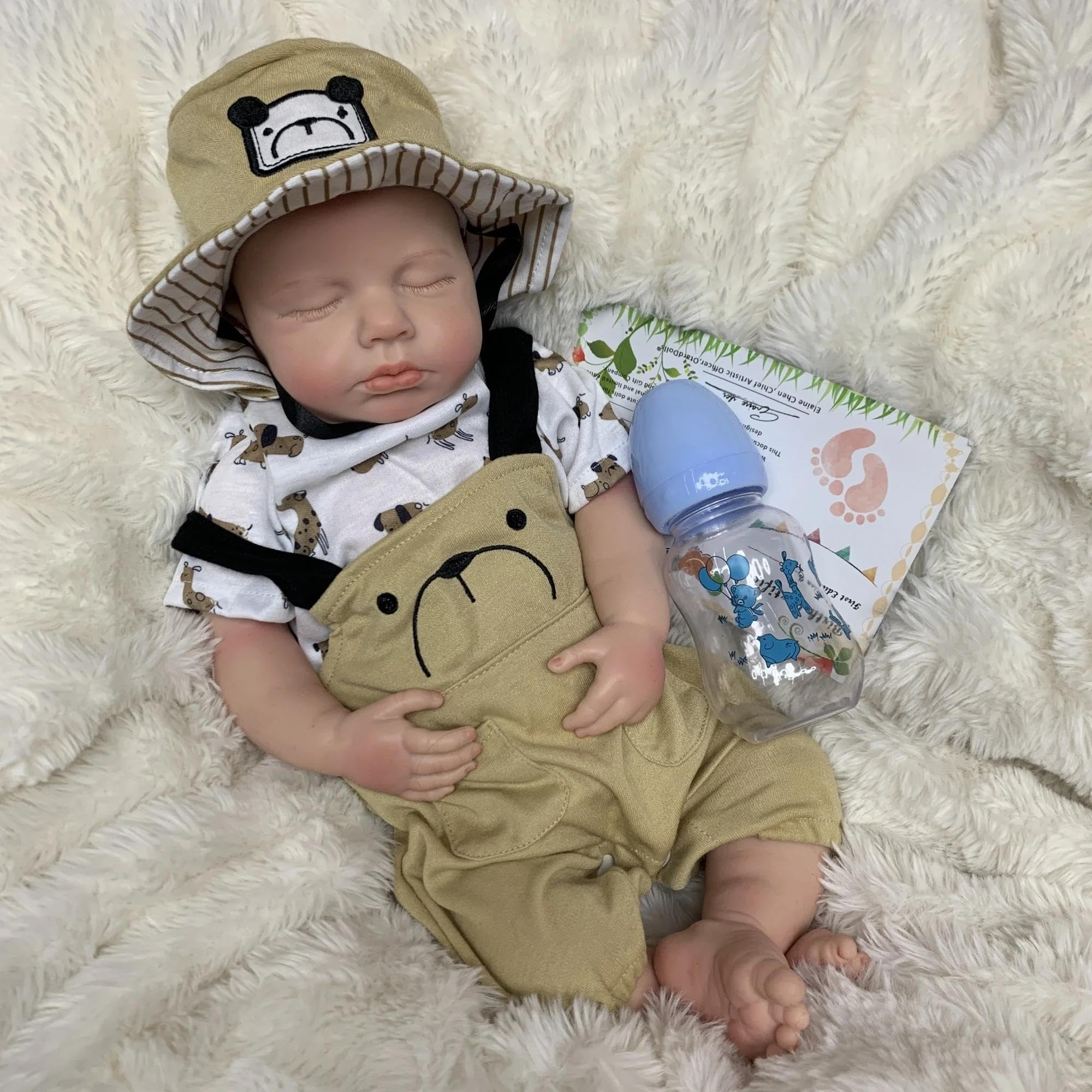RXDOLL Realistyczne lalki Reborn Baby Dolls Boy silikonowe na całe ciało, winylowe, prawdziwe życie, noworodek, lalka, wygląda prawdziwie, anatomicznie poprawnie, lalki dla dzieci od 3+