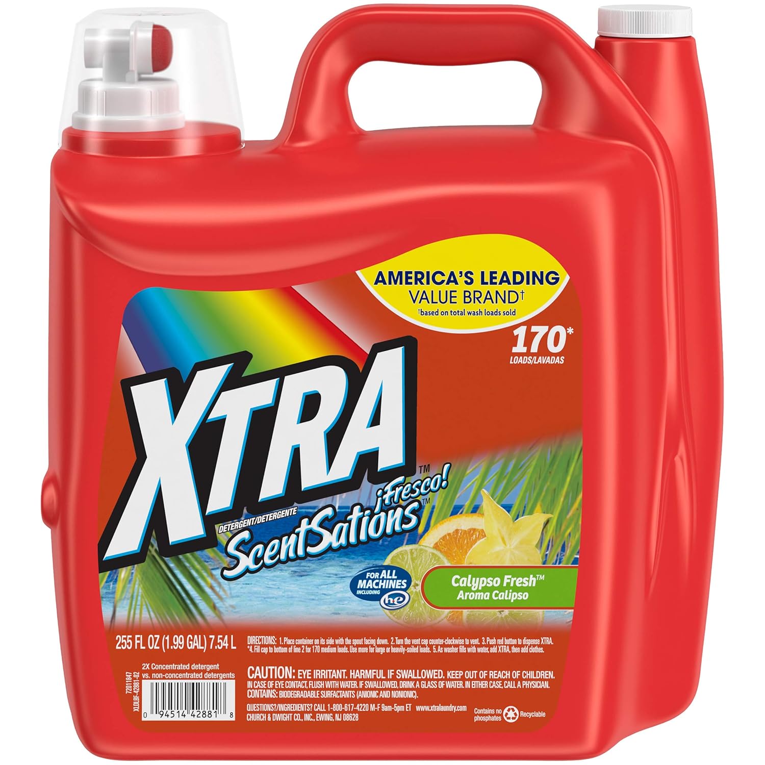 XTRA Calypso Fresh ScentSations High Efficiency Laundry Detergent