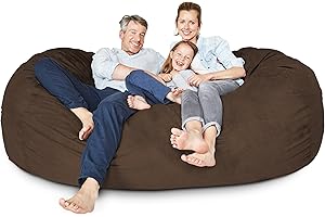 Lumaland Luxurious Giant 7ft Bean Bag Chair - Embracing Comfort and Style