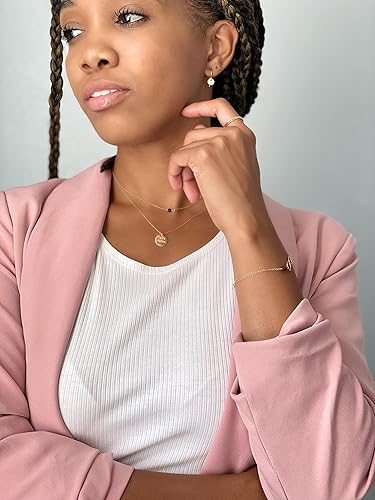 Miniatura 6 de Handmade Silver September Birthstone Choker Necklace, 14 Inches - Sapphire, Sterling Silver - Birthday Gift, Present for Girl, Woman, Friend,