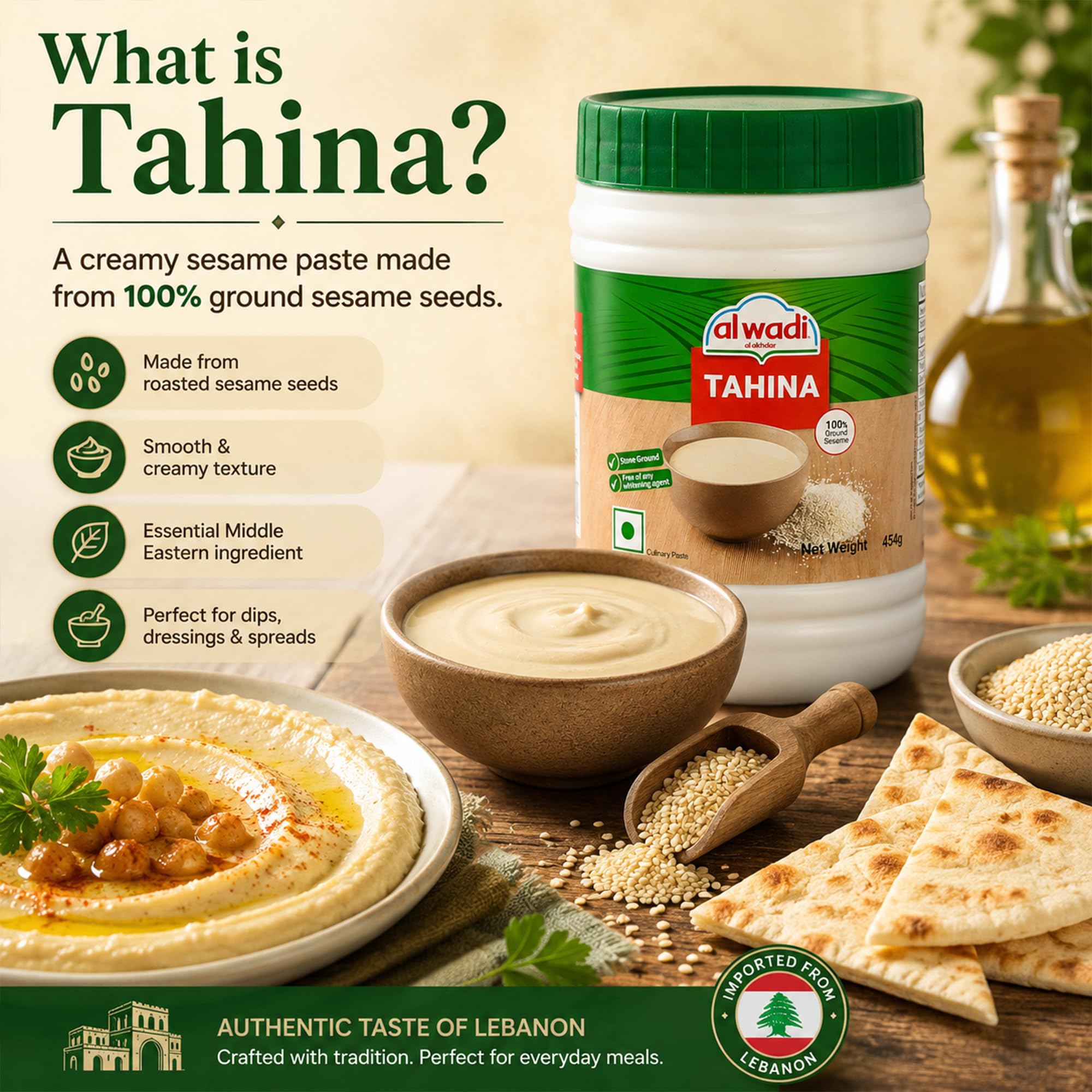 Al Wadi Tahina 454g 1