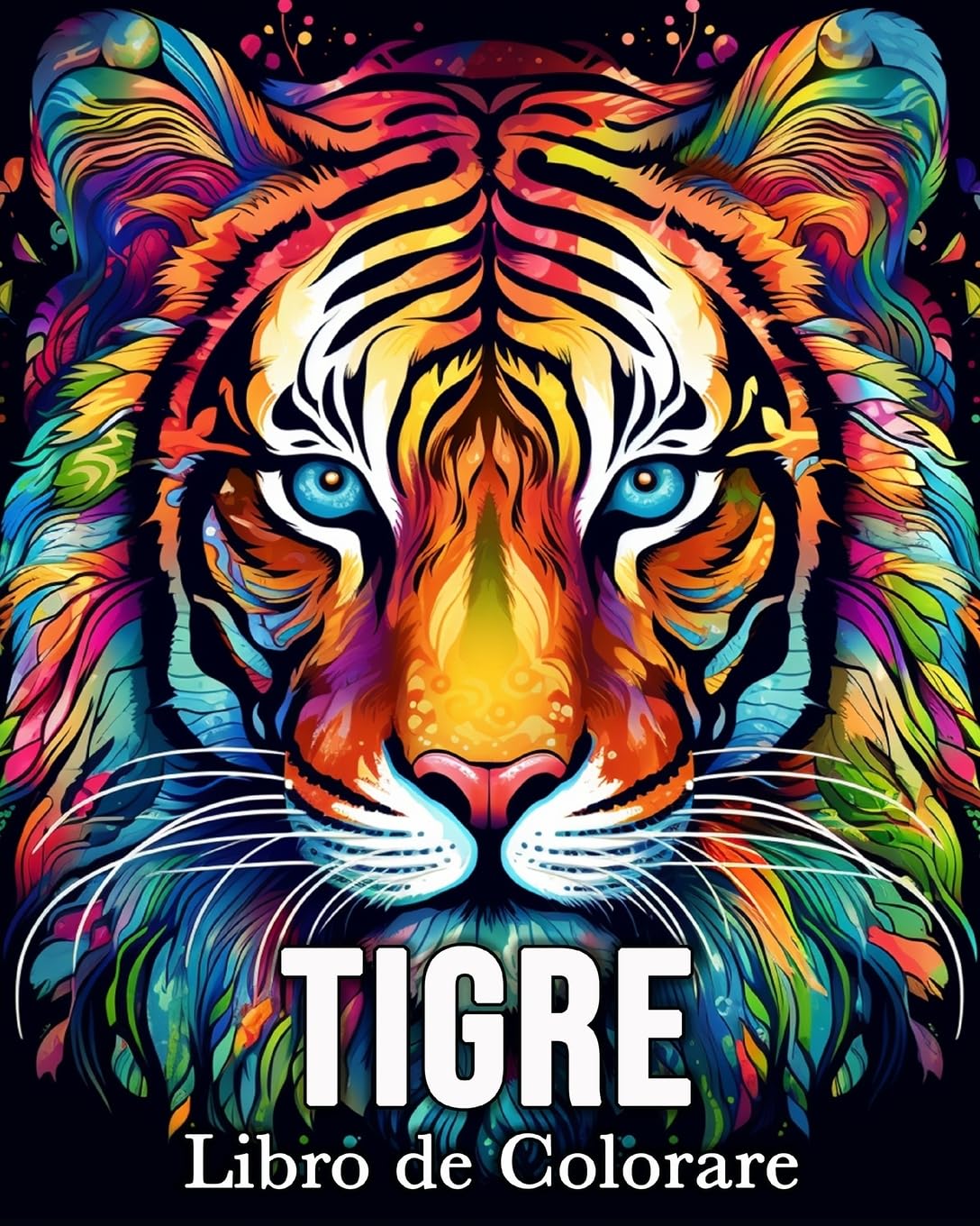 Tigre Libro de Colorear: 50 Imágenes Bonitas para Aliviar el Estrés y Relajarse