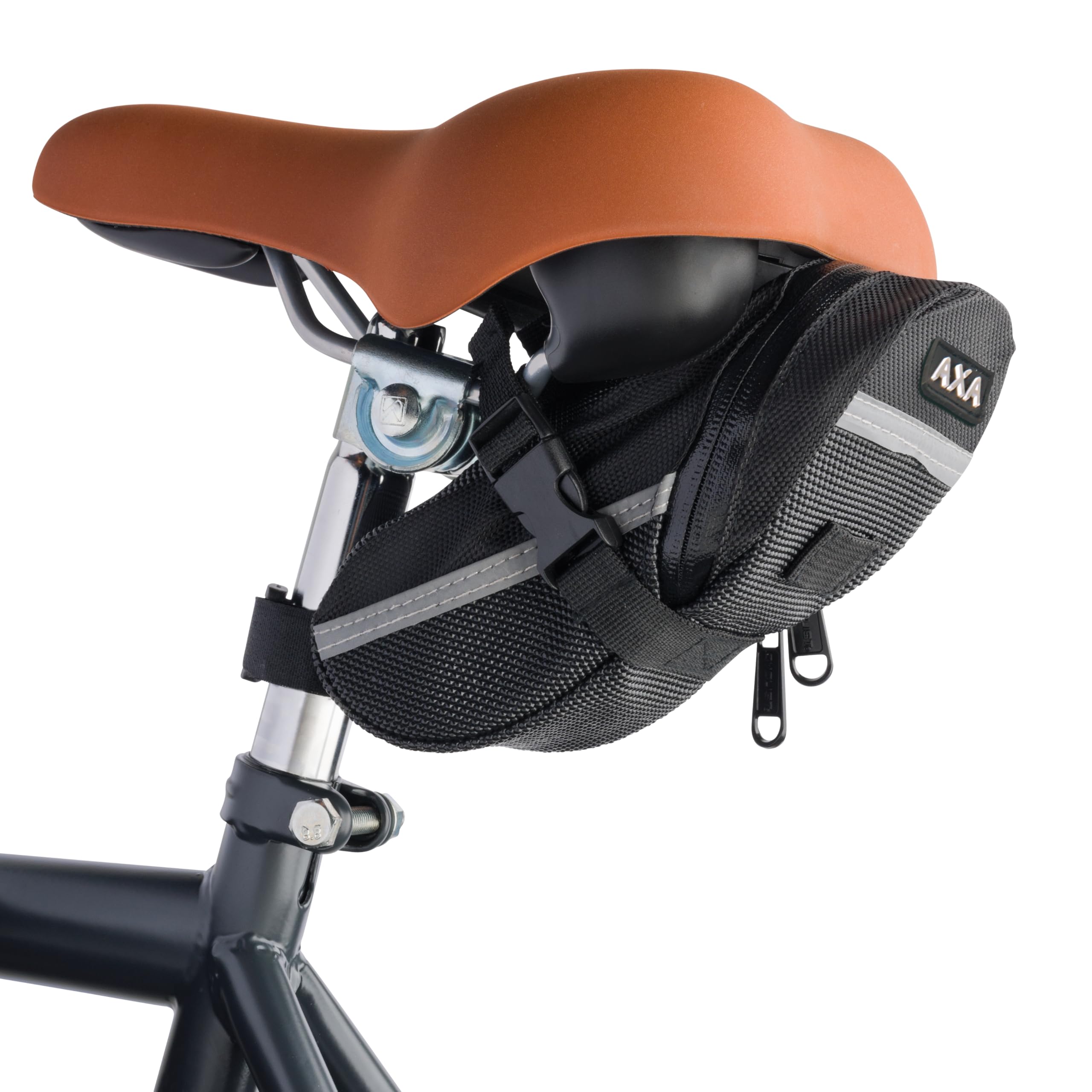 AXA Block XXL Antivol à cadre + ULC 100 chaîne enfichable, kit avec sac – Antivol de vélo avec chaîne plug-in – Niveau de sécurité 12 – Longueur 100 cm – Clé non amovible