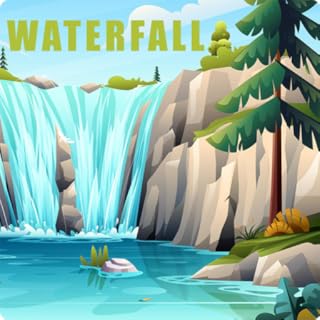 Water Flow Sounds and Sleep Sounds & Waterfall Sounds : River Sounds Calm Waterfall Meditation - Soothing and Relaxing Waterfall sounds Nature Sounds for Sleep and Deep Sleeping Nature White Noise