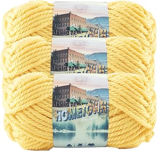 (3-Pack) Lion Brand Hometown Yarn Pittsburgh Yellow 135-158