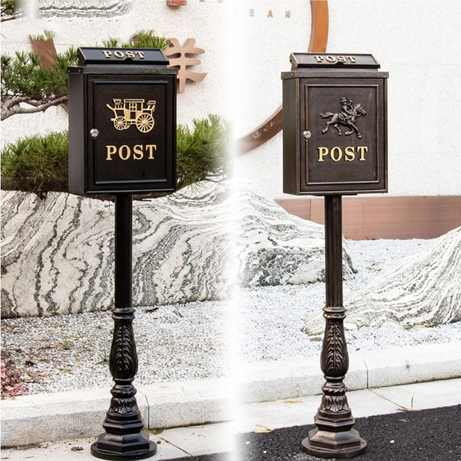 Ancien Porte-facture / Courrier En Métal – Forme Bobine étoile T, Vintage