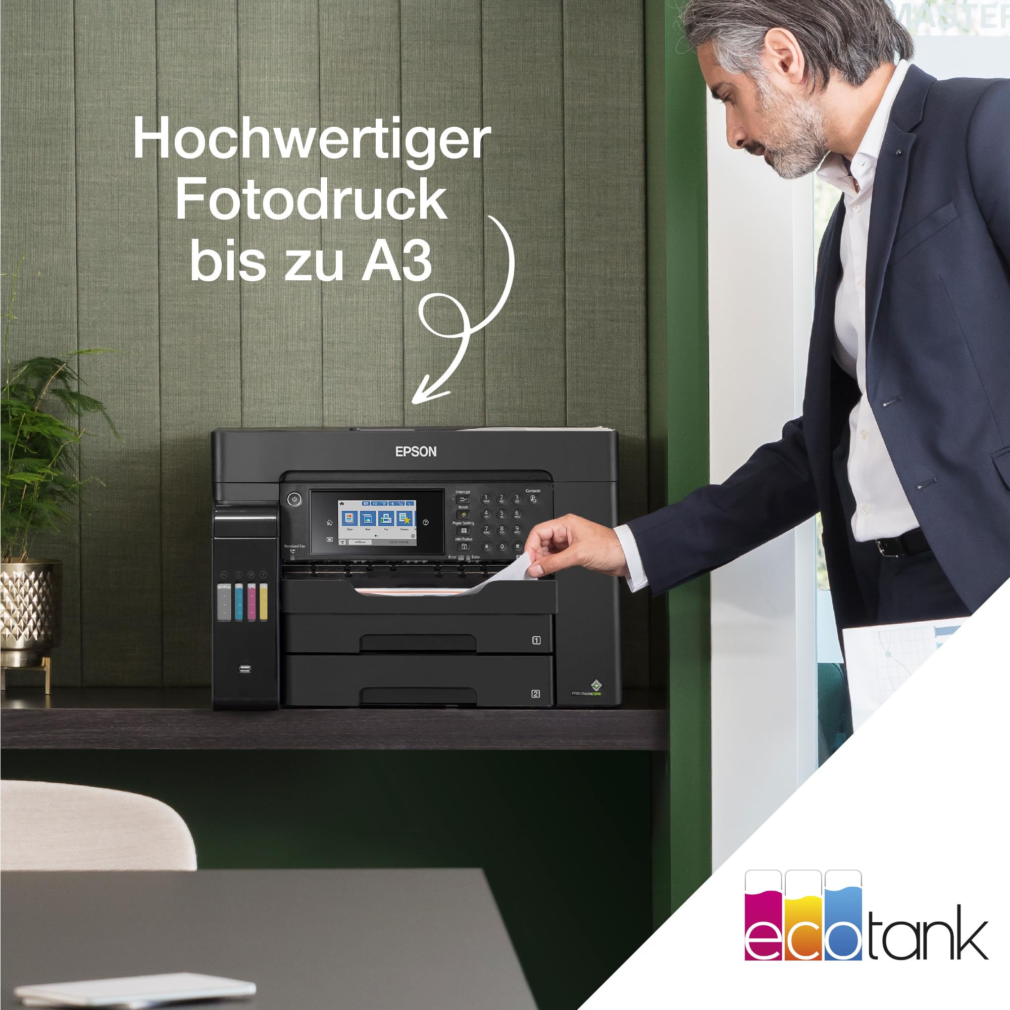Epson EcoTank ET-16605 DIN-A3+-Multifunktions-Wi-Fi-Tintentankdrucker mit Fax