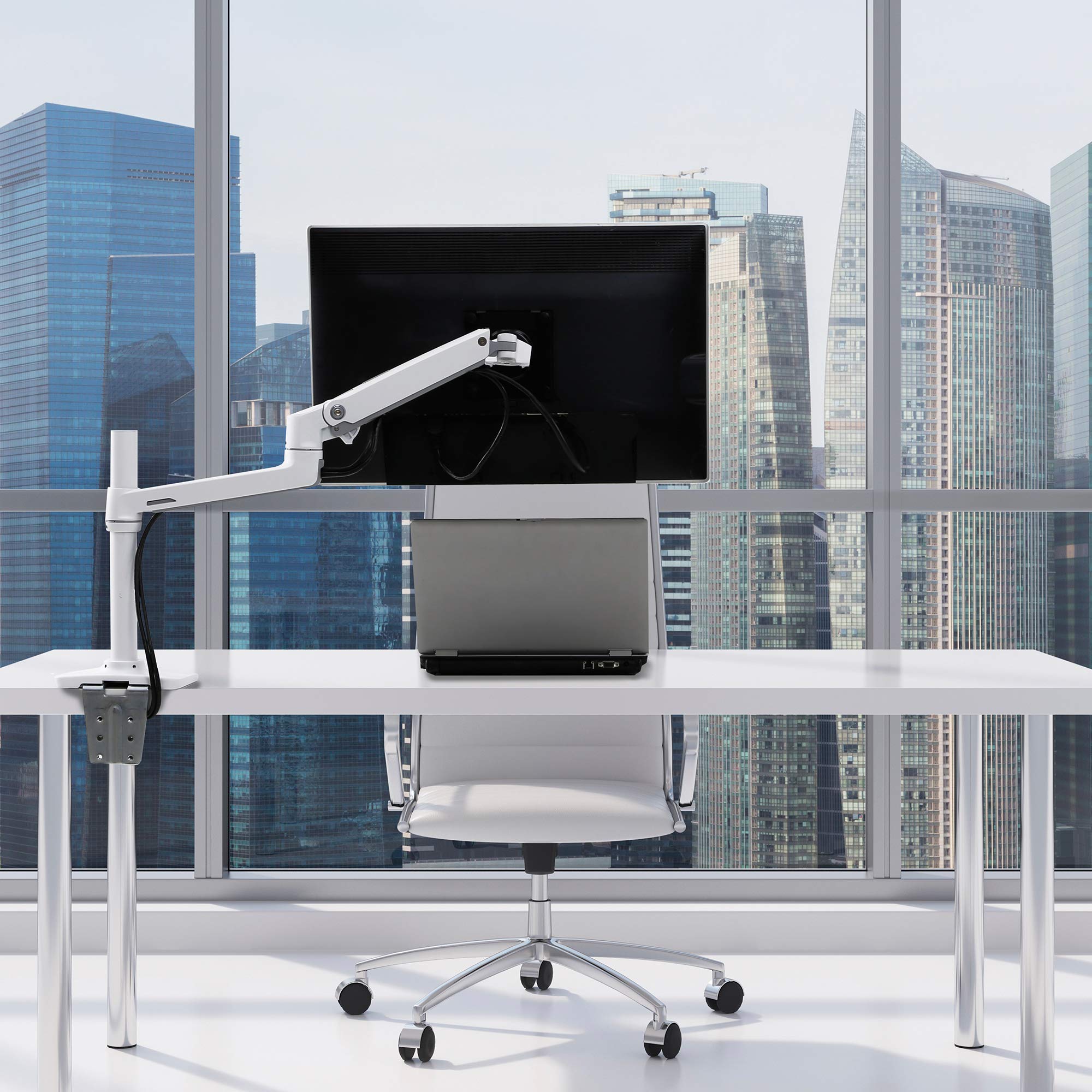 Ergotron LX Single Monitor Arm, VESA Desk Mount for Monitors Up to