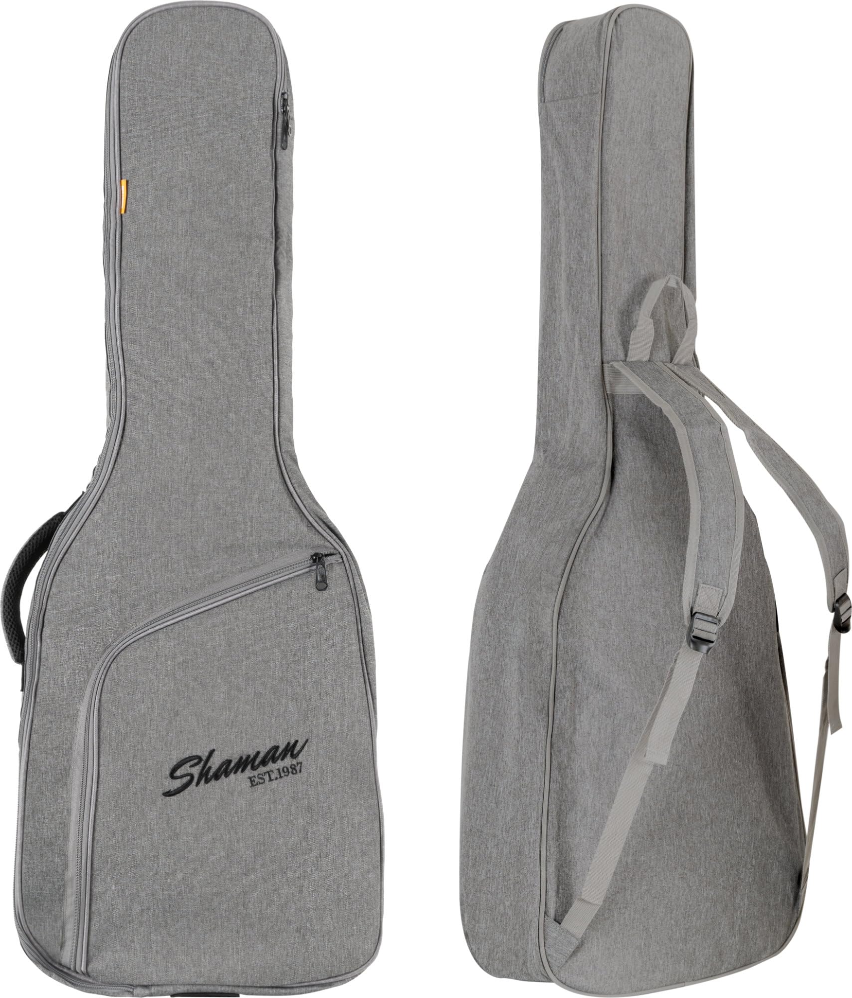 Shaman WGB-115 GY Premium-Line Custodia Per Chitarra Western - Materiale Esterno Idrorepellente E Resistente Strappi - Spallacci Imbottiti Regolabili E Tasca Frontale - Gigbag Con Manico Rinforzato