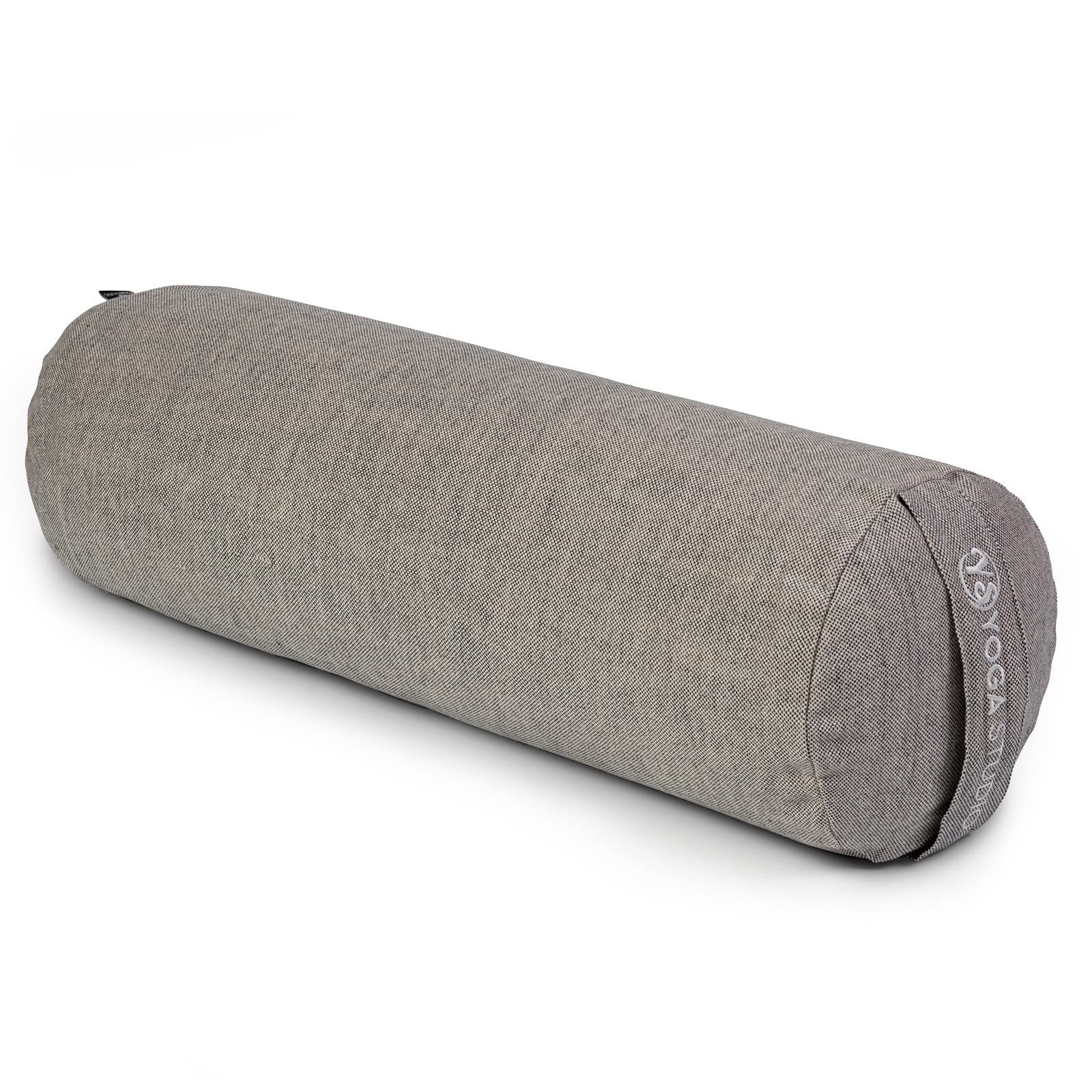 Yoga Studio Organic Buckwheat Two Toned Yoga Meditation Bolster 61cm x 23cm (Two Toned - Navy)