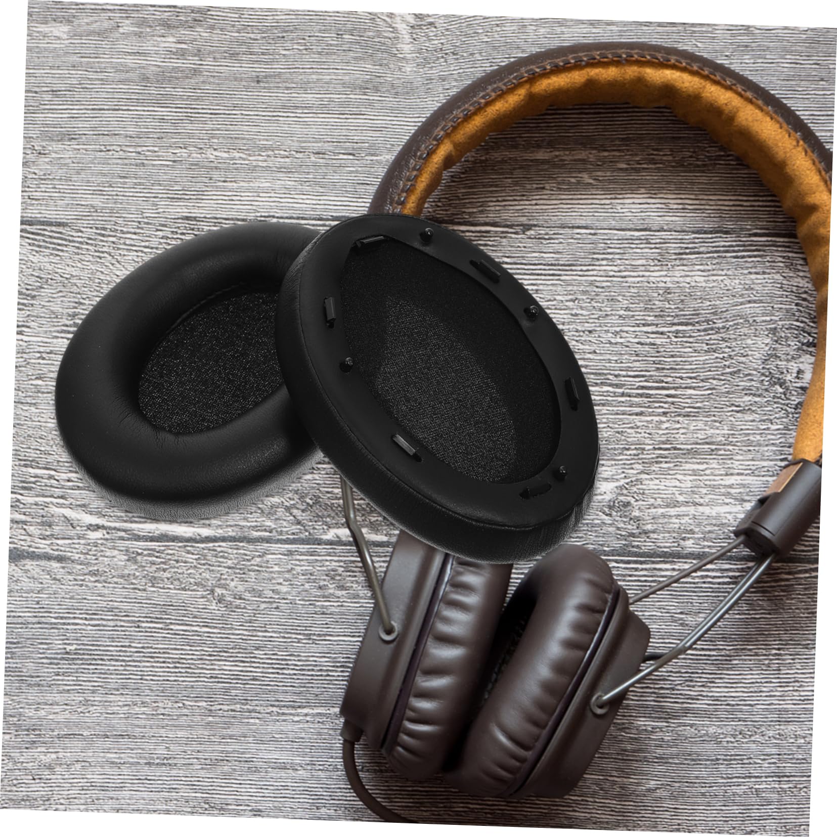 DOITOOL 5 Juegos Orejeras Auriculares Light Mat Cubierta Sanitaria del Auricular Cubiertas Antipolvo Cubierta de Almohadilla de reemplazo Almohadillas para los oídos reemplazar guardapolvo
