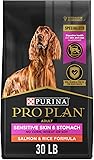 Purina Pro Plan Sensitive Skin and Stomach Dog Food Salmon and Rice Formula - 30 lb. Bag Salmon &...