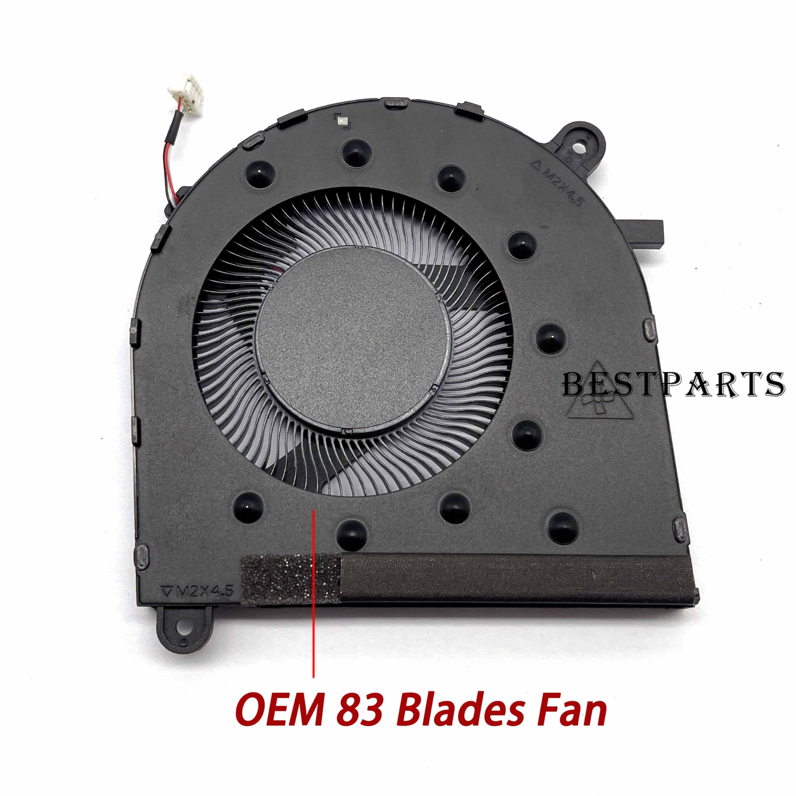 BestParts Ventilateur de refroidissement de rechange pour HP Spectre 16-F - Remplacement du ventilateur de refroidissement CPU+GPU d'origine pour HP Spectre X360 16-F 16T-F 16-f0023DX 16-f0013dx