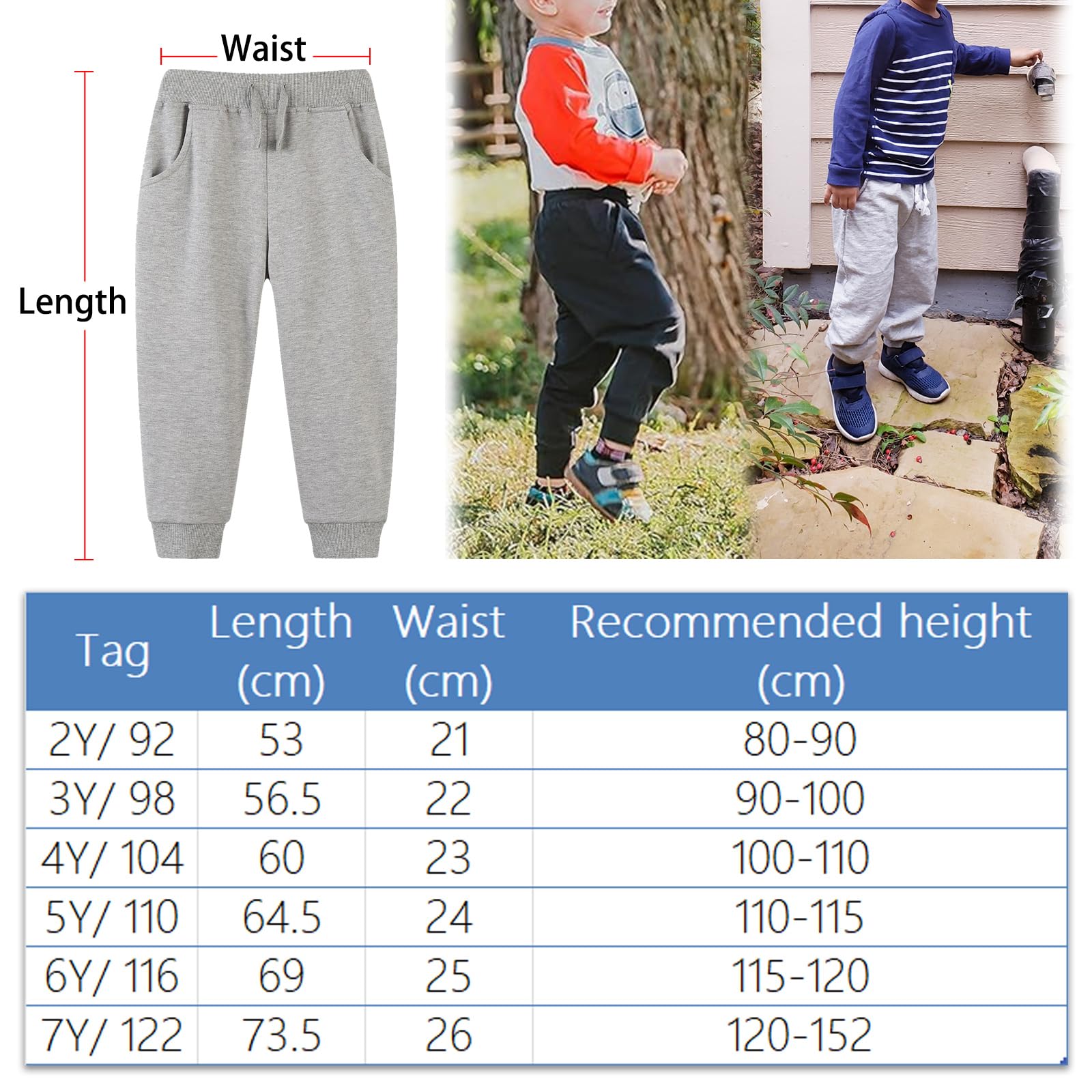 Pantaloni Bambino Dinosauri Pantaloni Jogging Ragazzo Pantaloni Sportivi Jogger Bambini e Ragazzi Pantaloni Tuta Bambino Ragazzo Joggers Bambino Pacco da 2