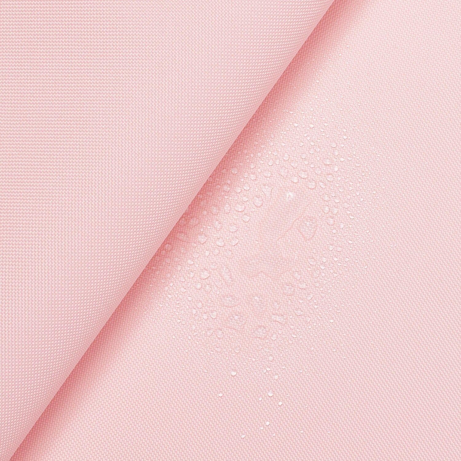 Ottertex Canvas Fabric Waterproof Outdoor 60" Wide 600 Denier 15 Colors Sold by The Yard (1 Yard, Light Pink)