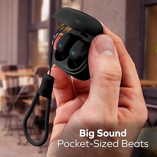 Miniatura 6 de Coby Mini auriculares inalámbricos verdaderos  Auriculares intraurales compactos y ligeros con estuche  Auriculares inalámbricos más pequeños del