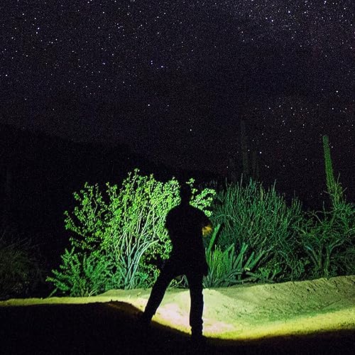 Miniatura 7 de Faro delantero, lámpara de cabeza de 1200 lúmenes altos para adultos, impermeable y resistente a los impactos, diadema ajustable y cómoda, dorada,