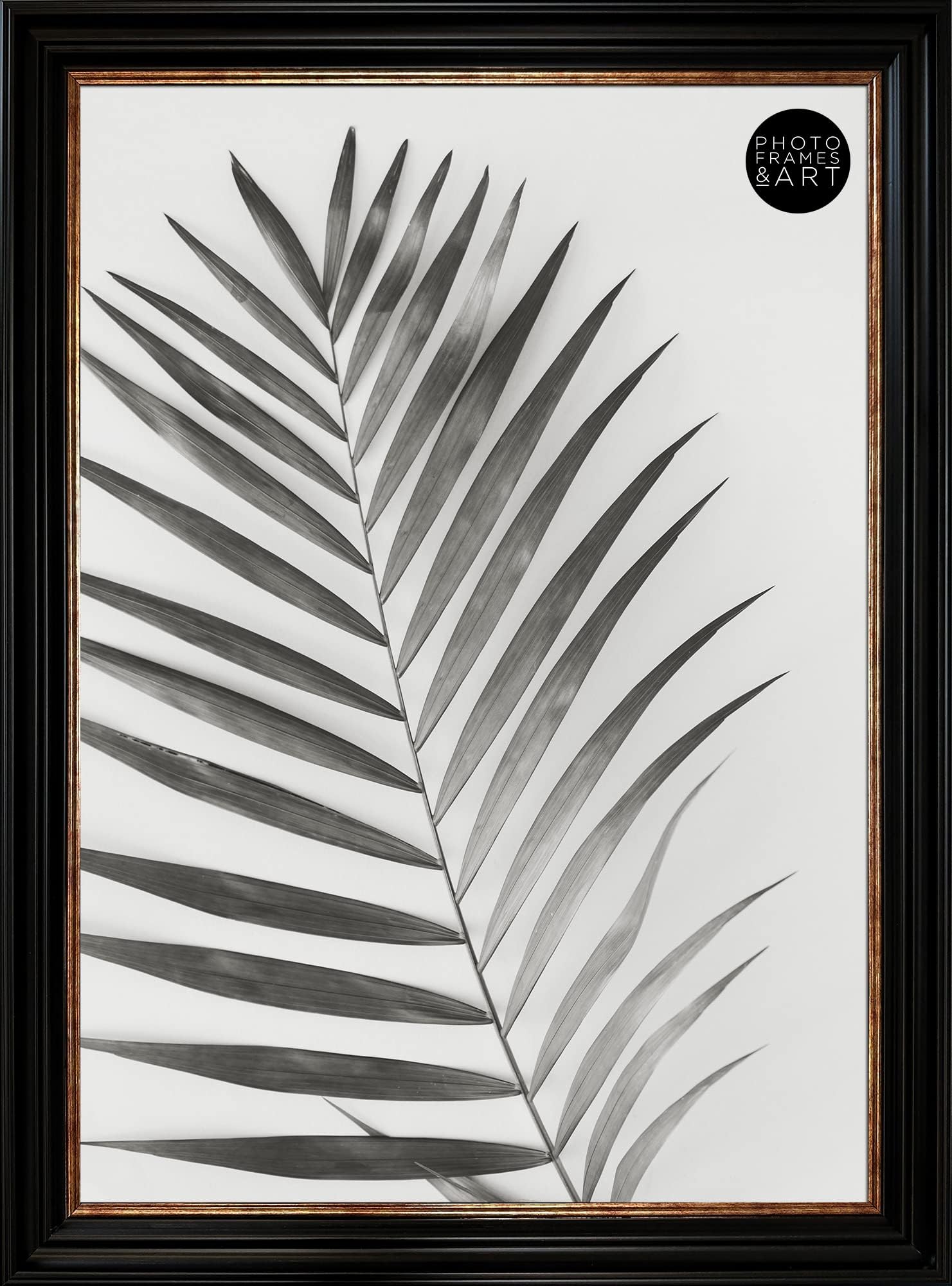 pf+a Vintage Black Frame For A2 Poster Plexiglass Window Black