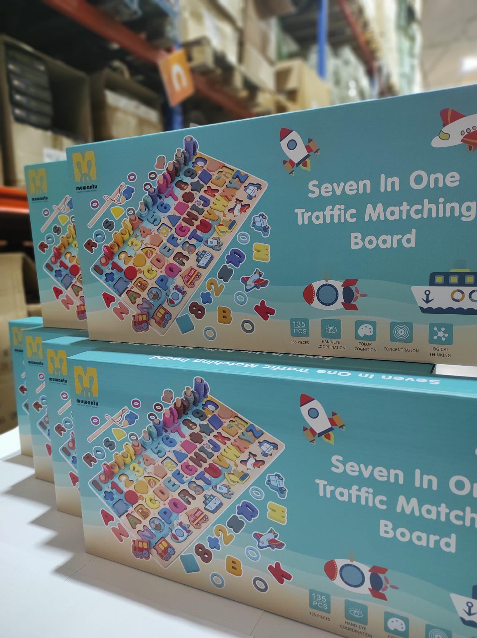 MayMax Juguetes Educativos de Aprendizaje para Ninos - Estimula la logica, los Colores y la motricidad Fina, Materiales Seguros y Horas de Juego Creativo en Familia
