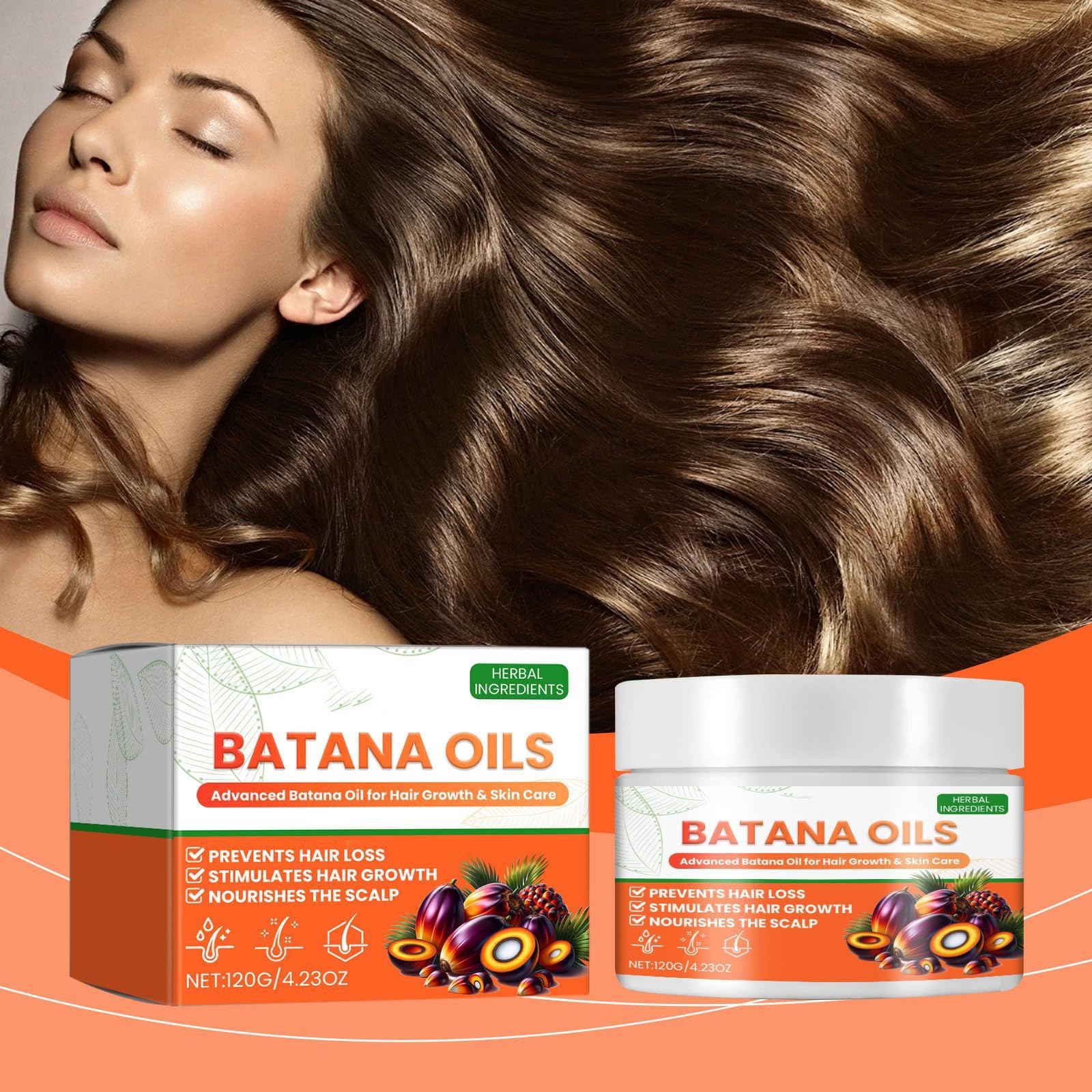Azonee Batana Oil For Hair Growth and Nourishment Reduce Dry & Rough, Pure Batana Hair Oil For Stronger, Smoother & More Glossy, And Thicken Hair, Eliminates Split Ends for Men and Women