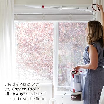 Shark Rotator Lift-Away Upright Vacuum with HEPA Filter, White/Red, NV501