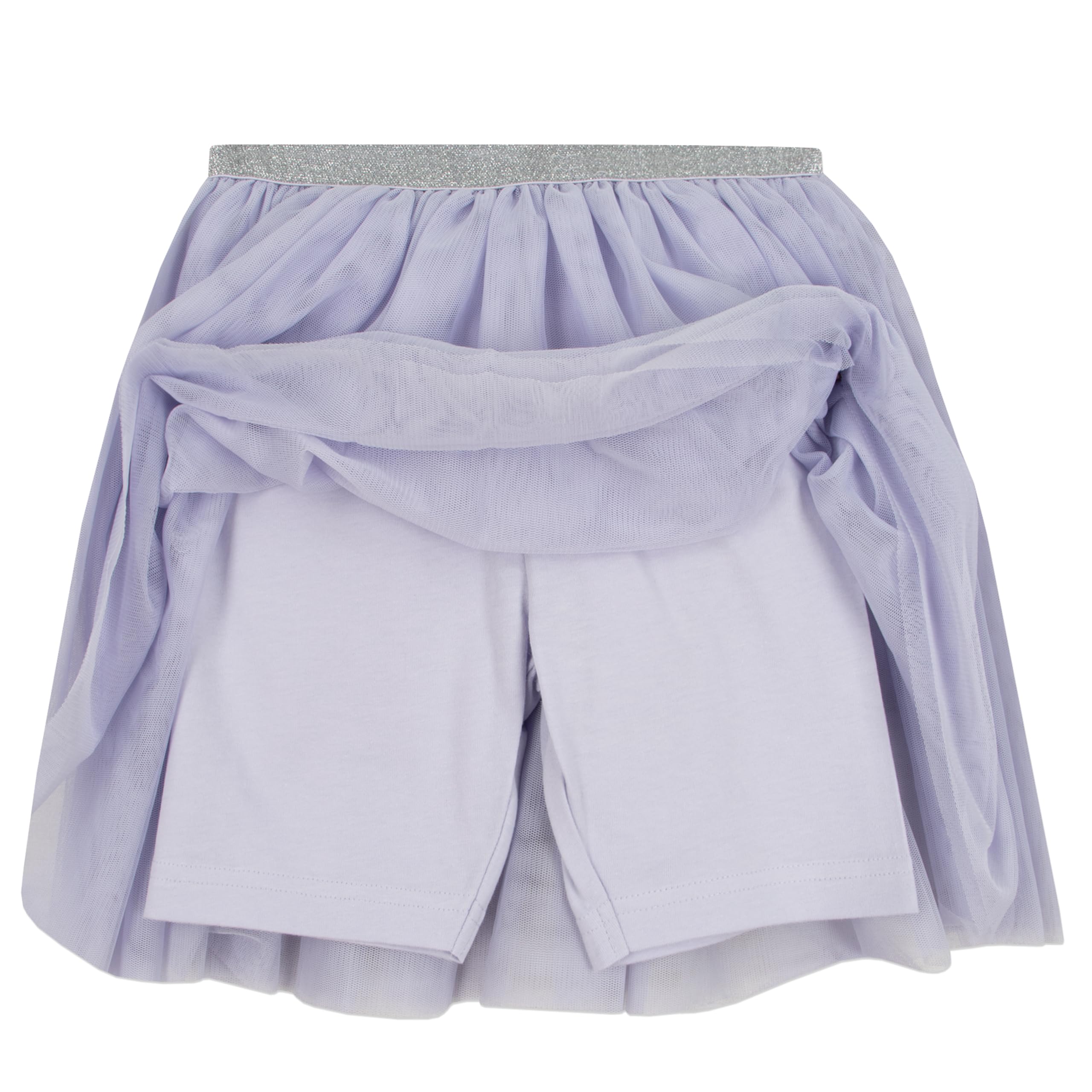 Disney Frozen Ensemble Tee Shirt Fille et Jupe Short, Tenue Enfant Elsa, Vetement Fille Été