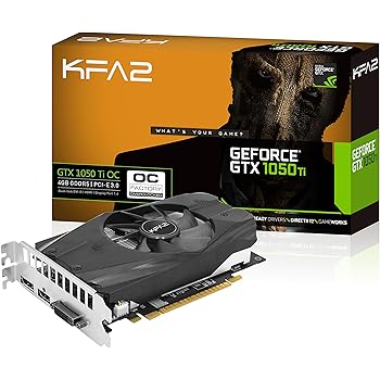 KFA2 GeForce® GTX 1050 Ti OC GeForce GTX 1050 Ti 4GB GDDR5 ...