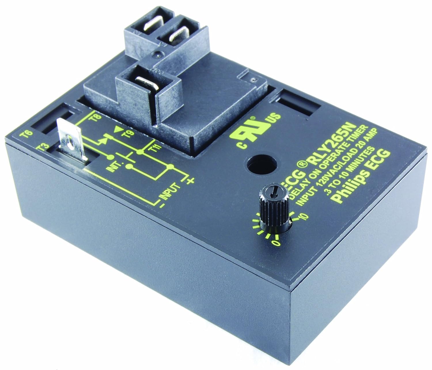 RELAY CUBE TIMER 30AMP Electronic Relays Industrial